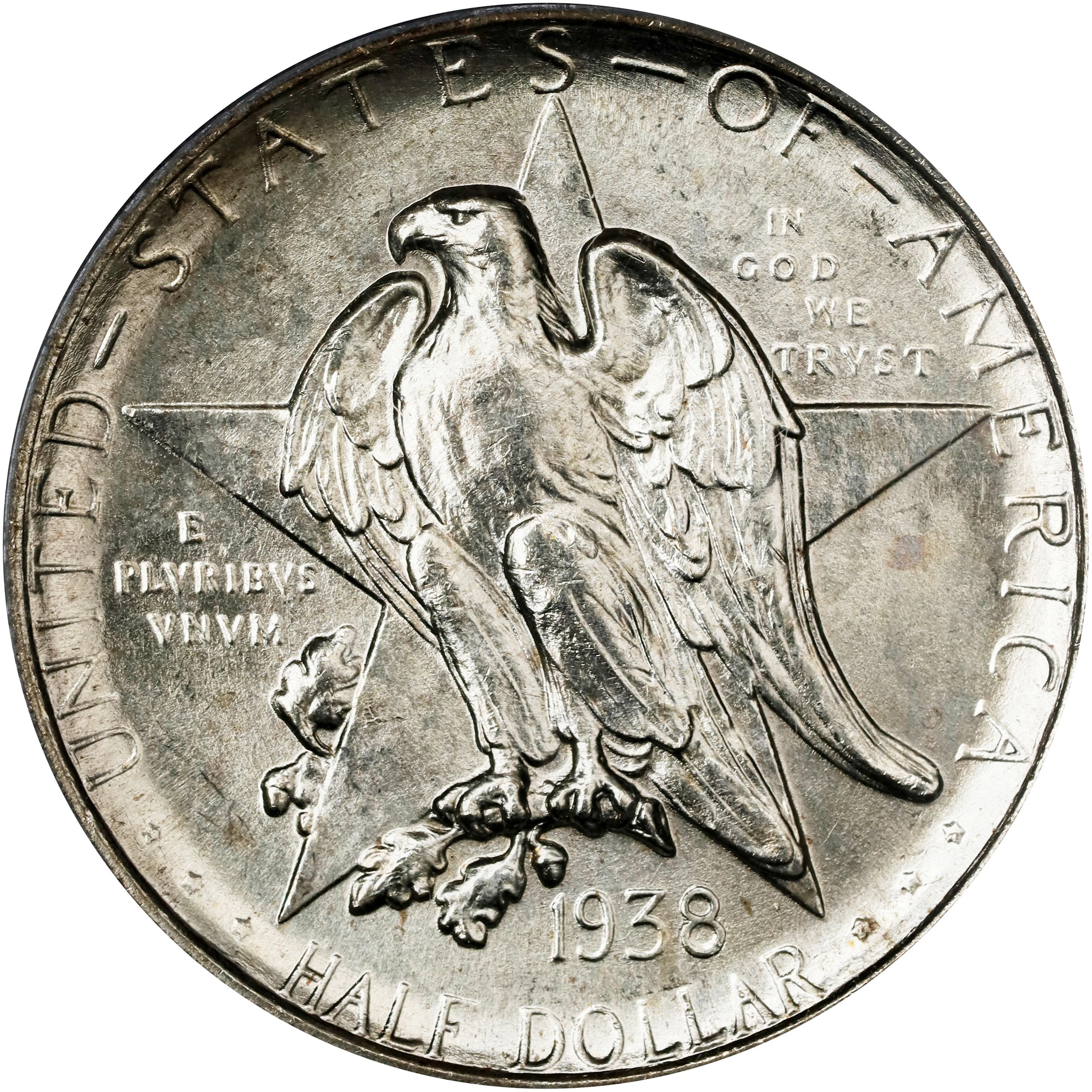 1938 Texas Independence Centennial. MS-64 (PCGS). OGH Generation 3.1.