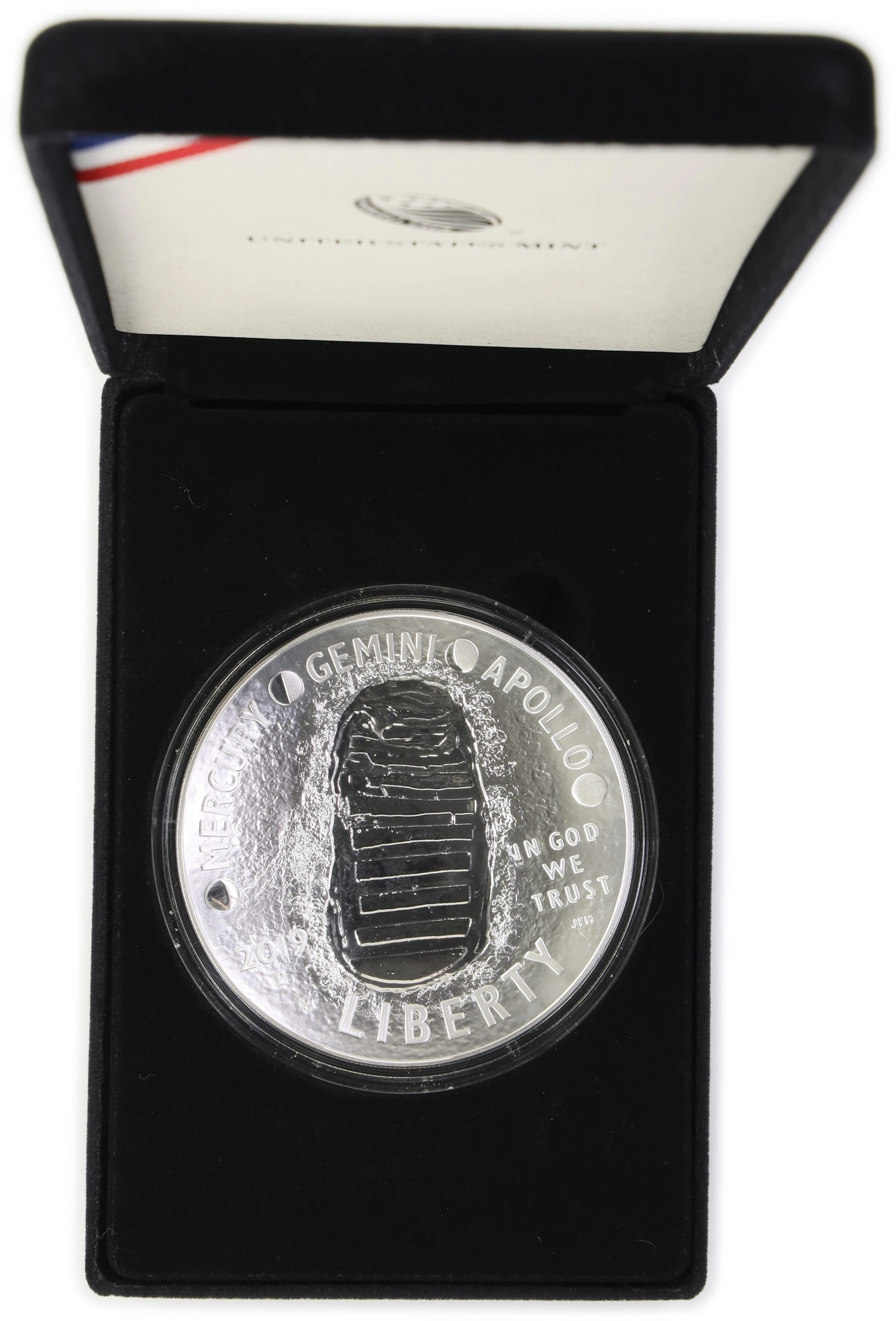 (5 oz, 155.52 g ASW). 2019-P Apollo 11 50th Anniversary 5 oz Commemorative