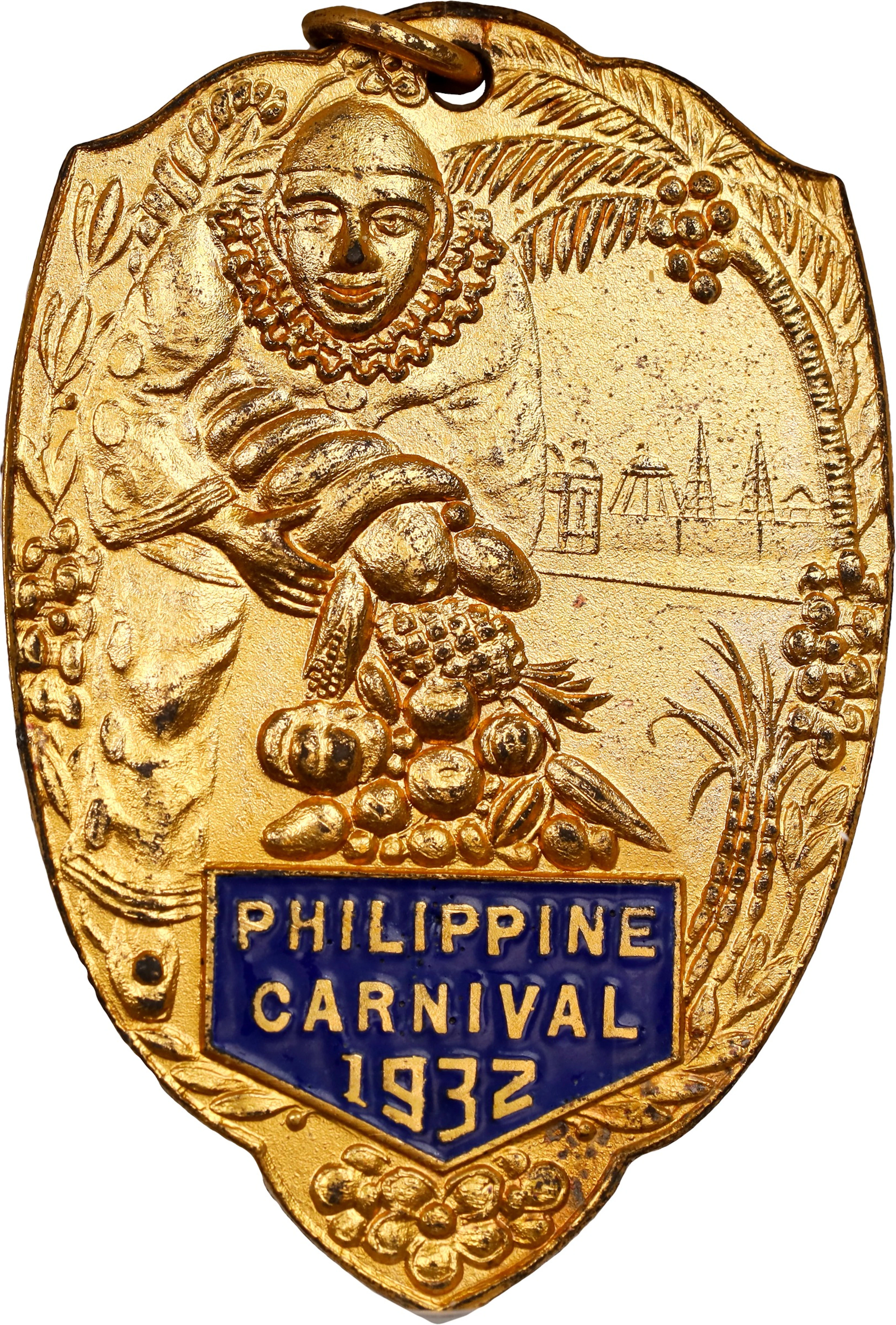 PHILIPPINES. Carnival Gilt Bronze Medal, 1932. NGC MS-65.