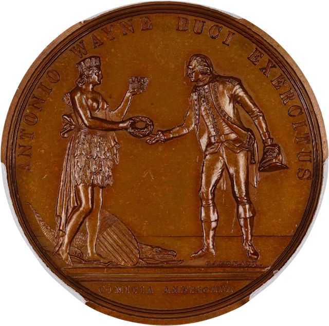 "1779" (post-1887) General Anthony Wayne at Stony Point Medal. U.S.