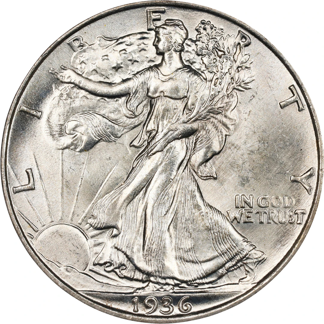 1936 Walking Liberty Half Dollar. MS-65 (PCGS).