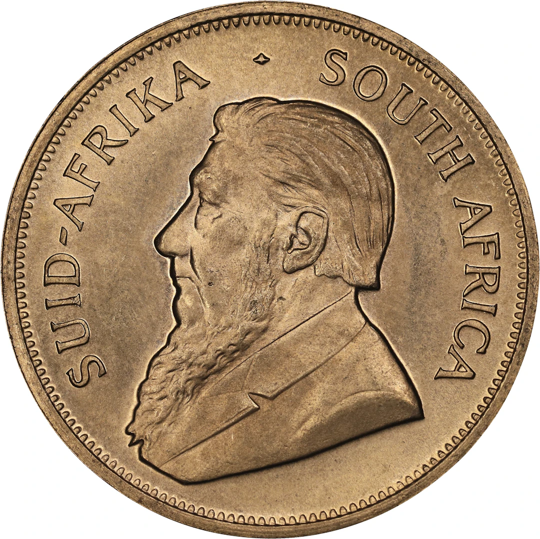 (1 oz, 31.104 g AGW). South Africa. 1977 1 oz Gold Krugerrand.