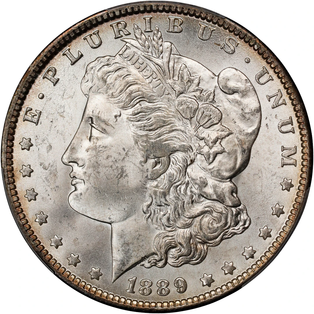 1889-O Morgan Silver Dollar. MS-63 (PCGS).