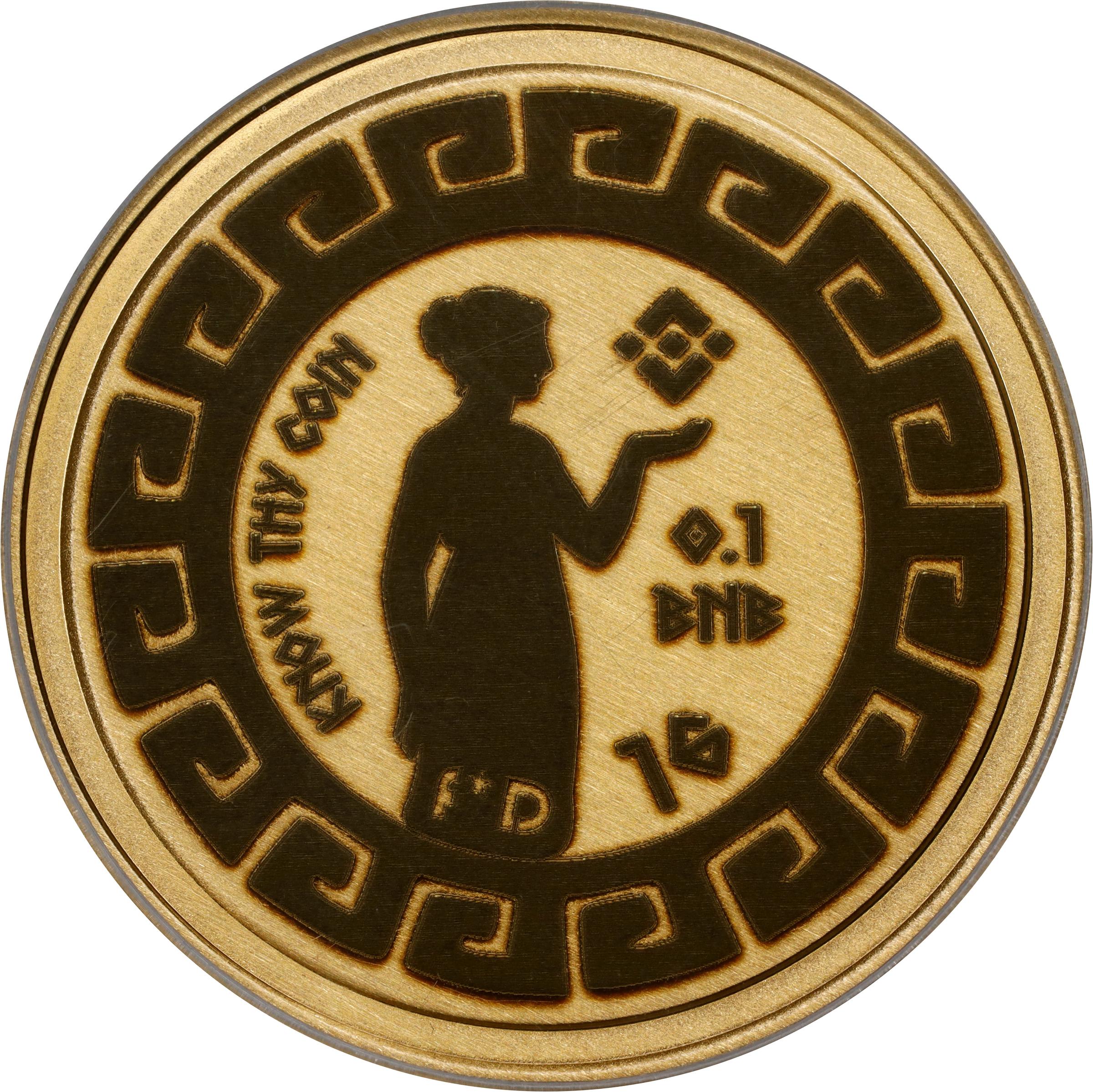 2025 Finite by Design "Know Thy Coin" 0.1 Binance Coin. Serial No.