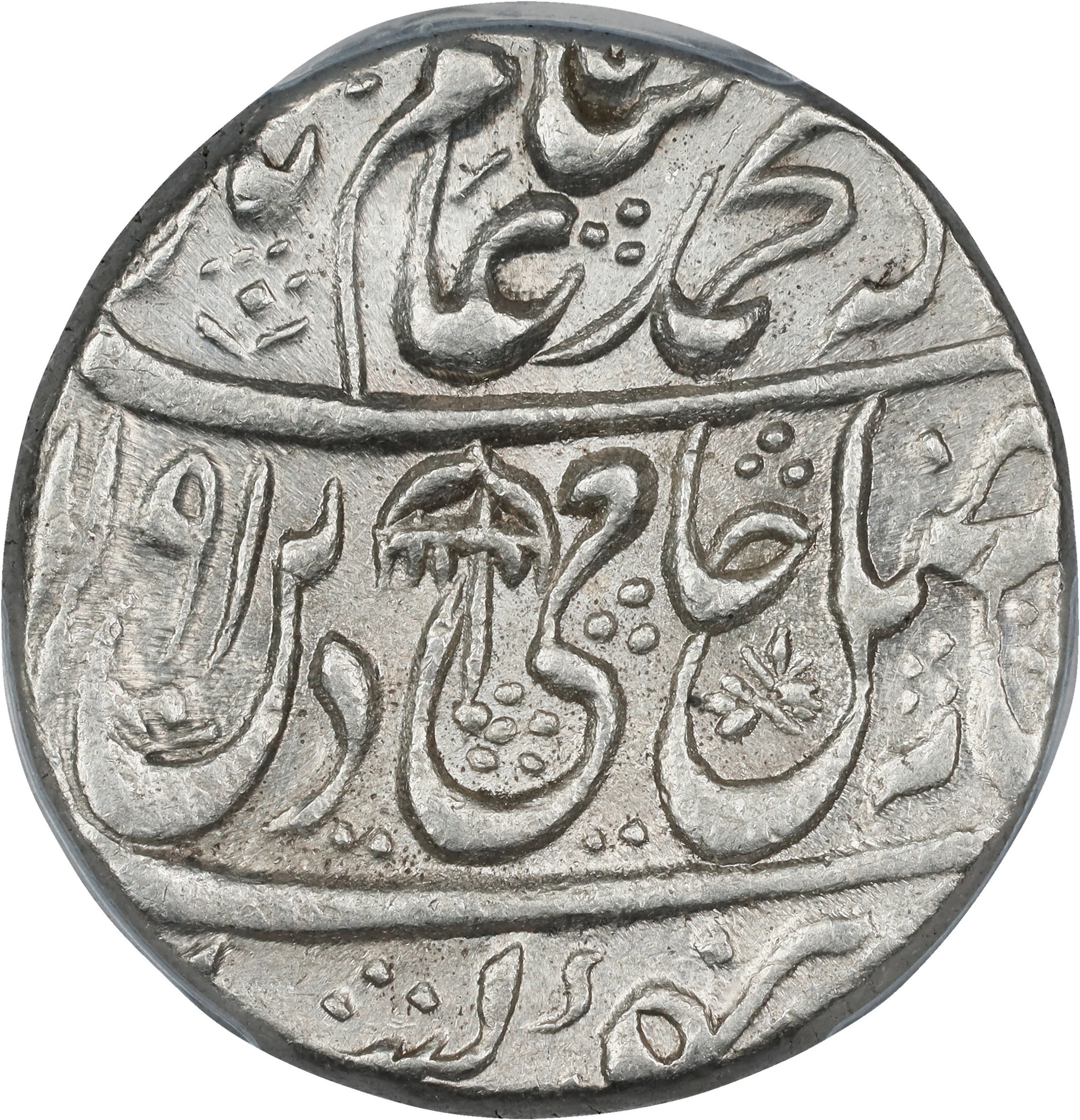 INDIA. Mughal Empire. Rupee, AH 1191 Year 19 (1777/8). Delhi (Shahjahanabad)