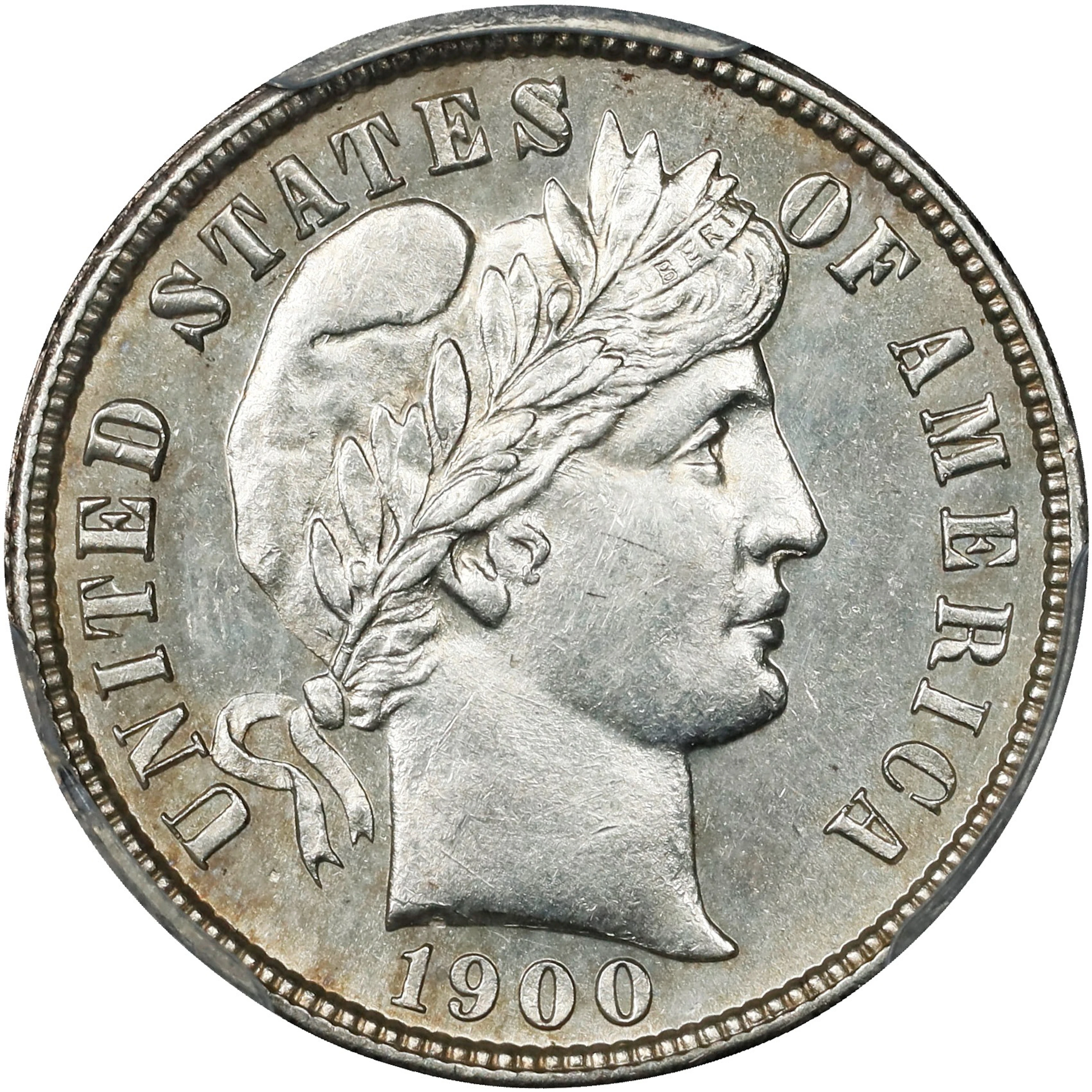 1900-S Barber Dime. MS-62 (PCGS).