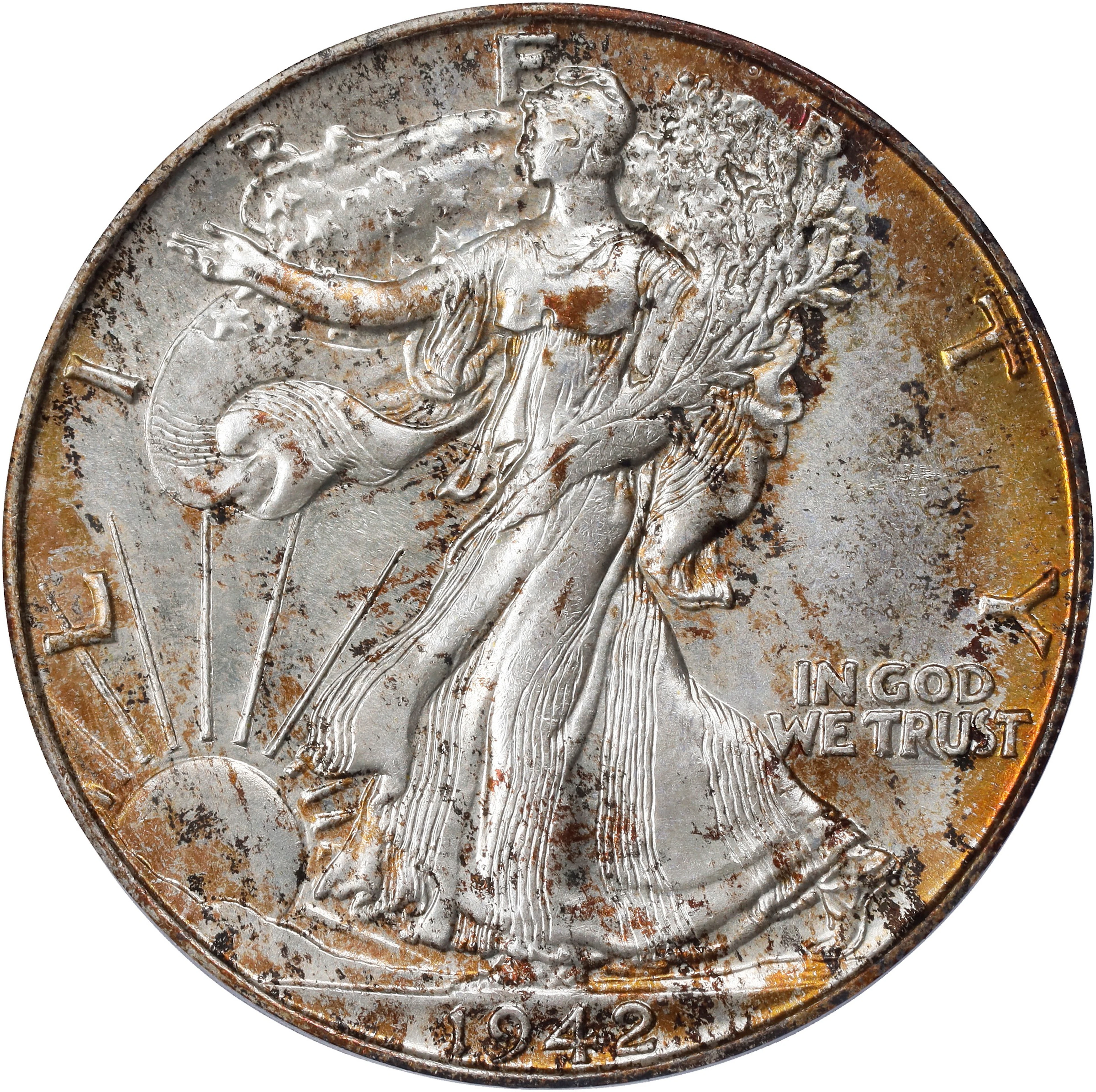 1942-S Walking Liberty Half Dollar. MS-65 (PCGS).
