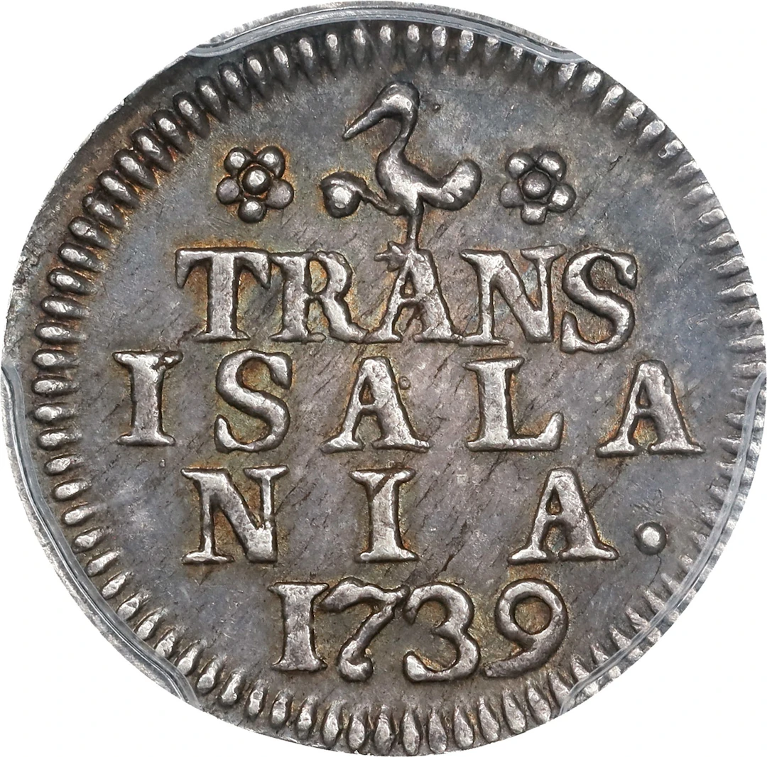 NETHERLANDS. Overyssel. Stuiver Piefort, 1739. Kampen Mint. PCGS MS-62.