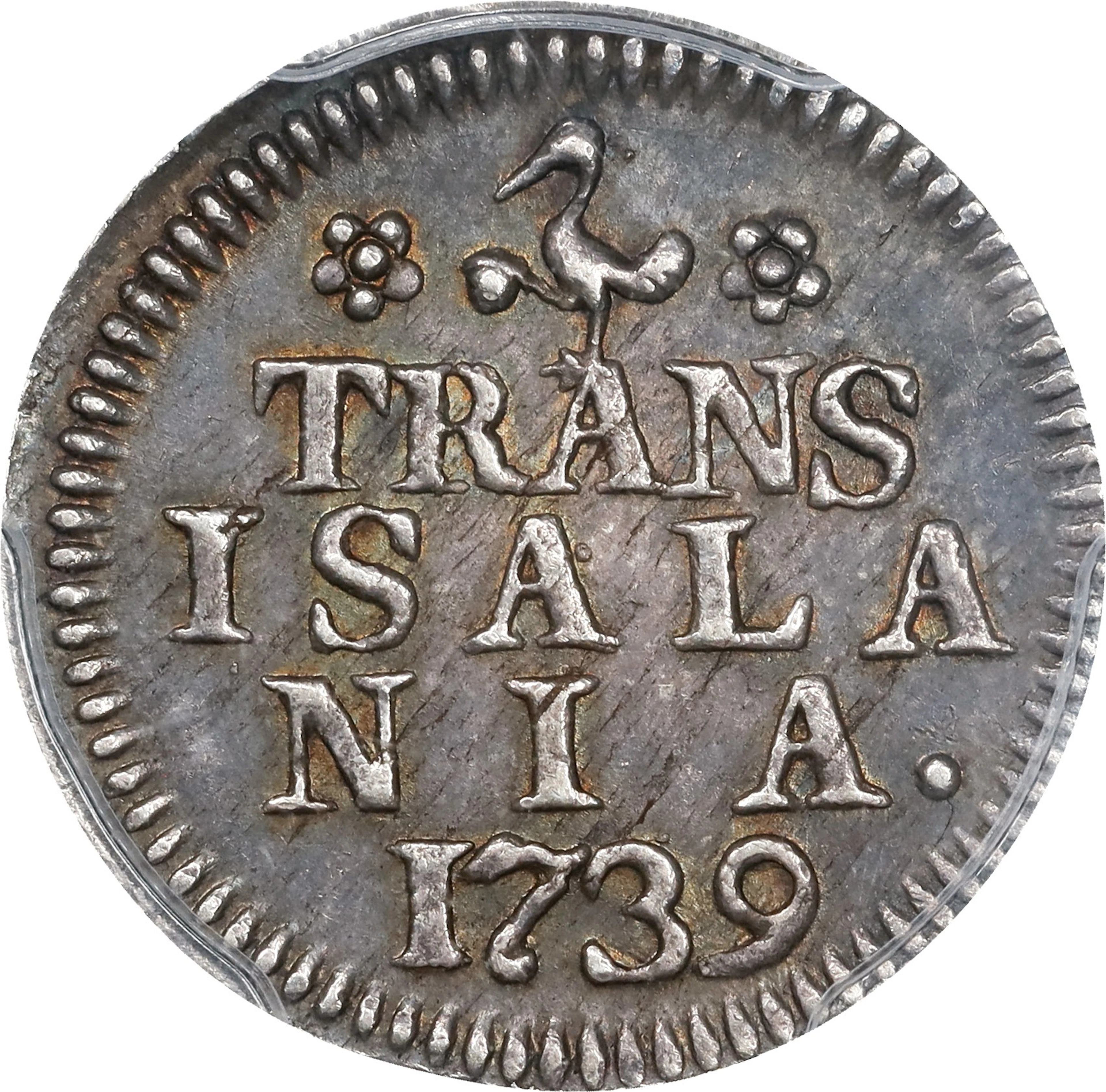 NETHERLANDS. Overyssel. Stuiver Piefort, 1739. Kampen Mint. PCGS MS-62.