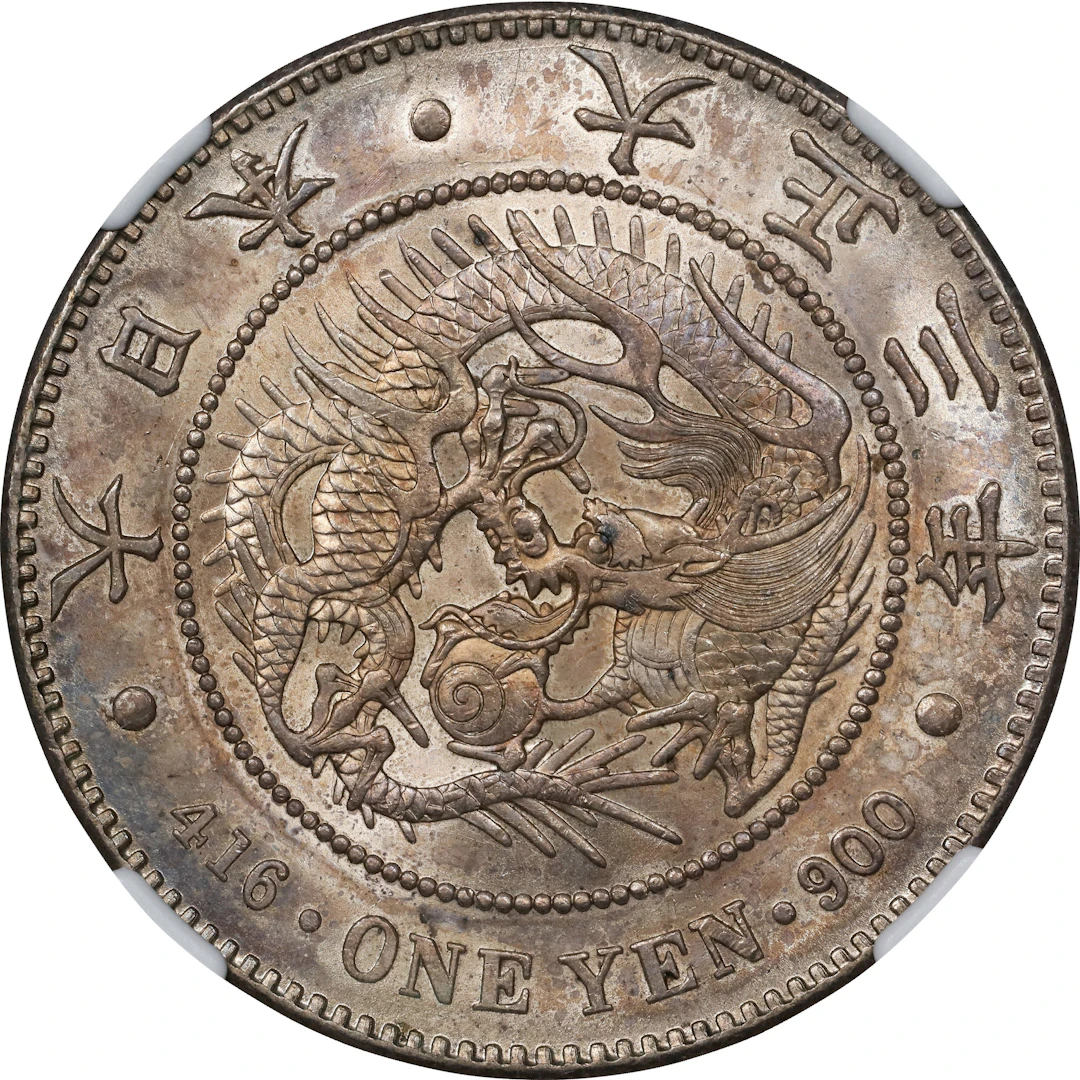 JAPAN. Yen, Year 3 (1914). Osaka Mint. Yoshihito (Taisho). NGC MS-64.