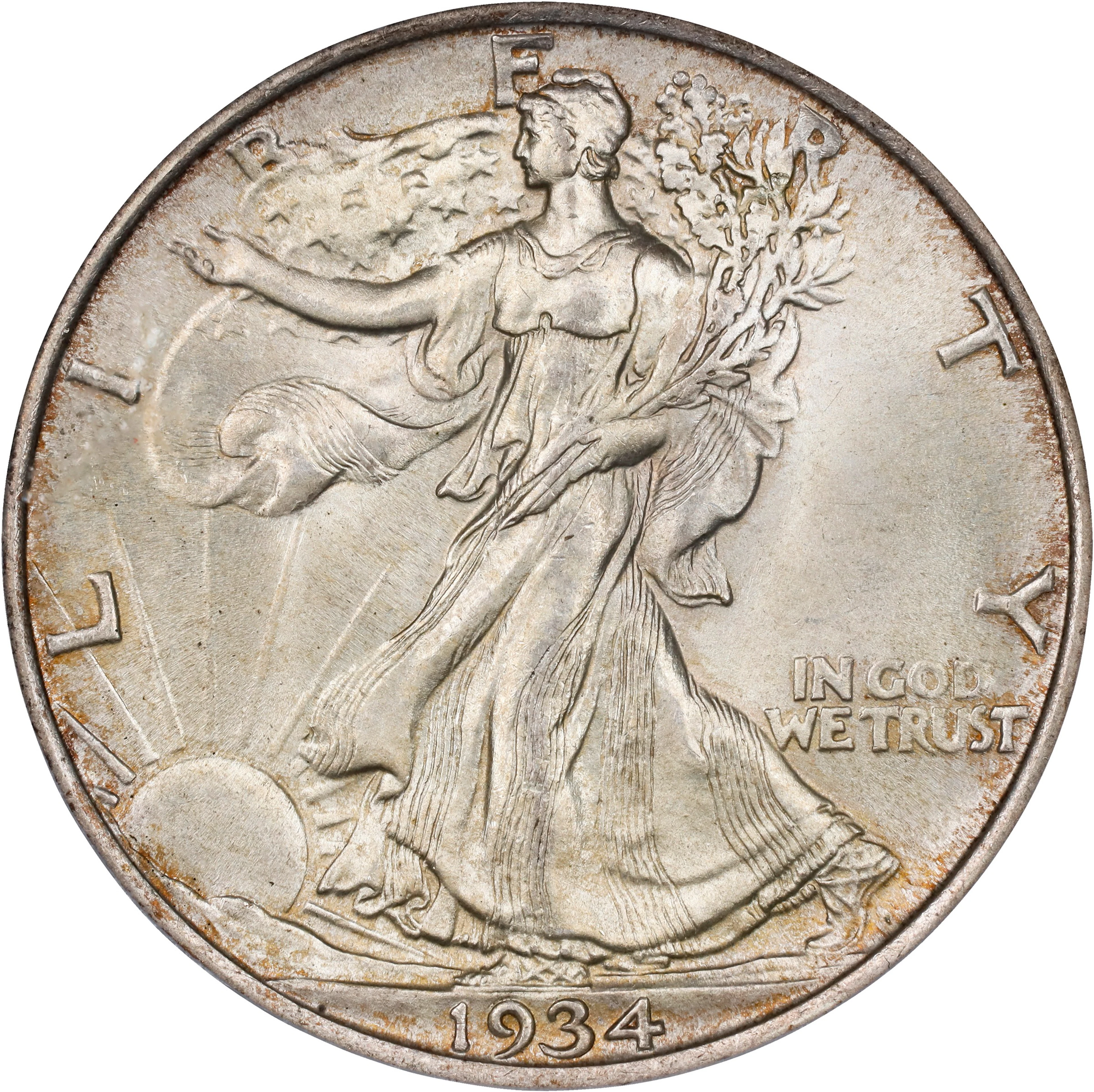 1934 Walking Liberty Half Dollar. MS-65 (PCGS).