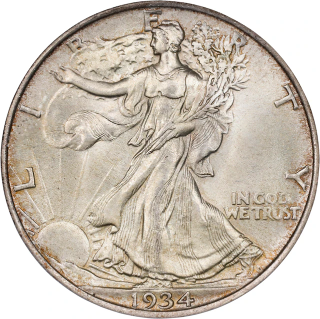 1934 Walking Liberty Half Dollar. MS-65 (PCGS).