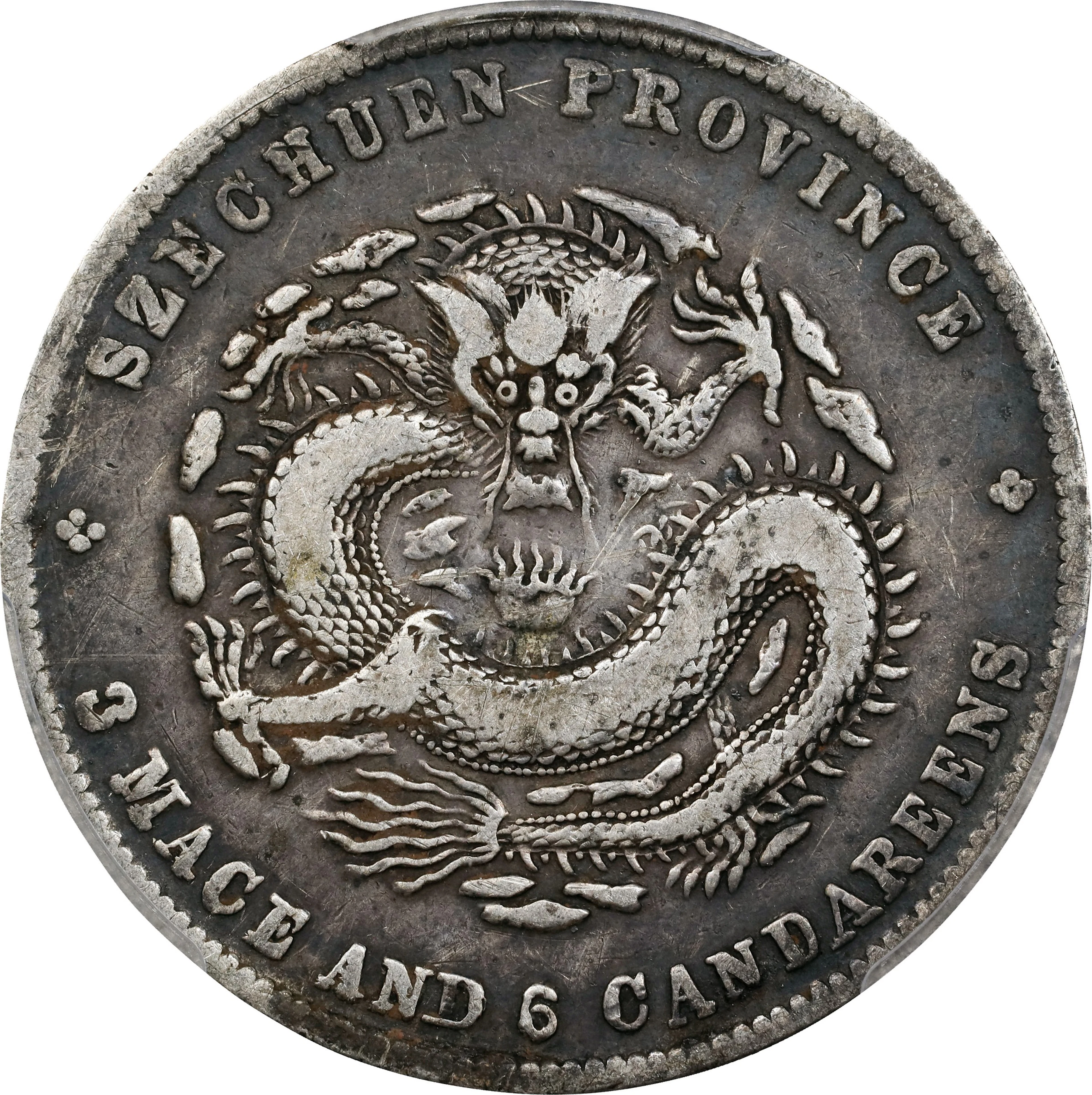 (t) CHINA. Szechuan. 3 Mace 6 Candareens (50 Cents), ND (1901-08).