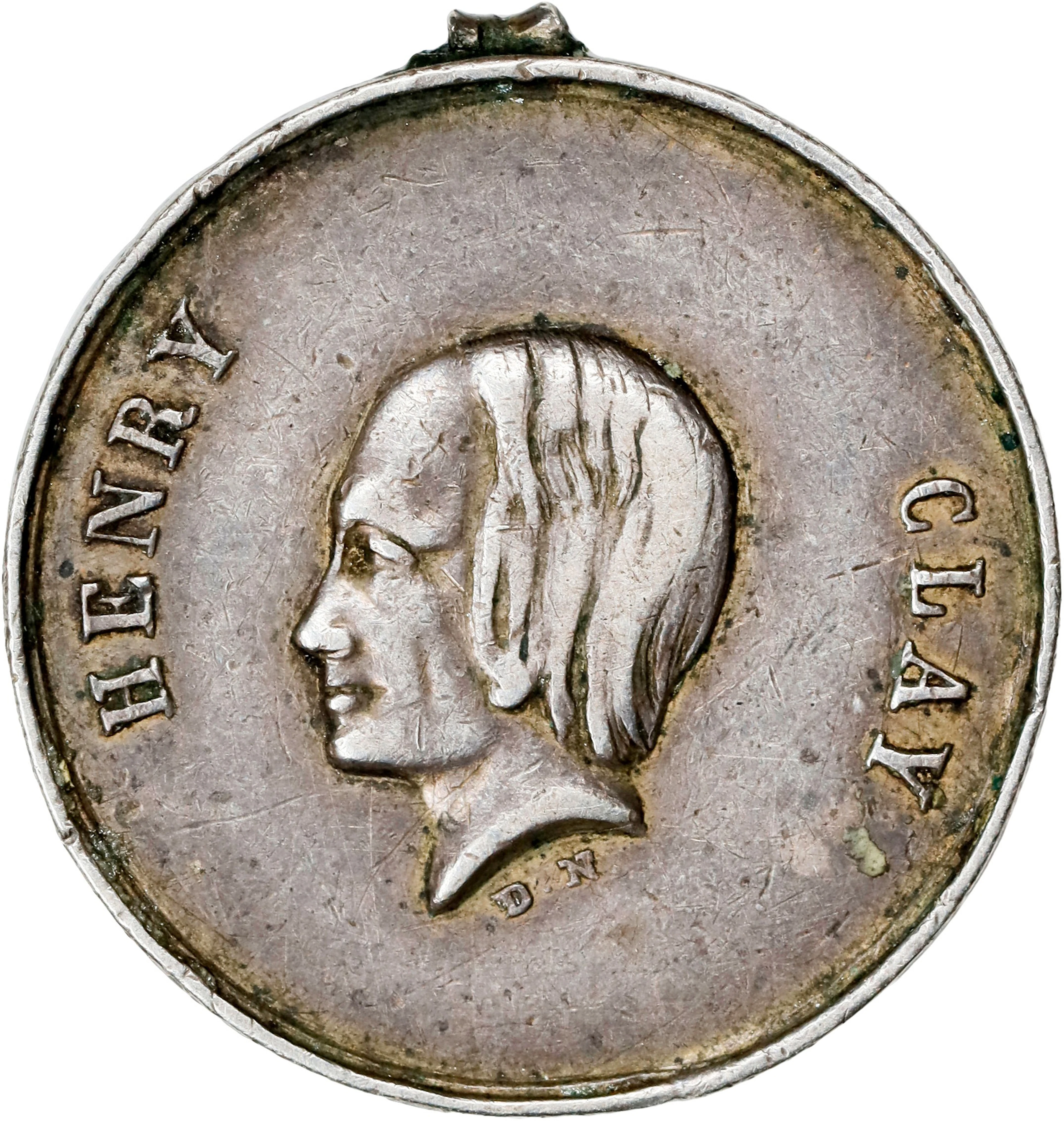 1844 Henry Clay Medal. DeWitt-HC 1844-Unlisted. Silver. Very Fine.