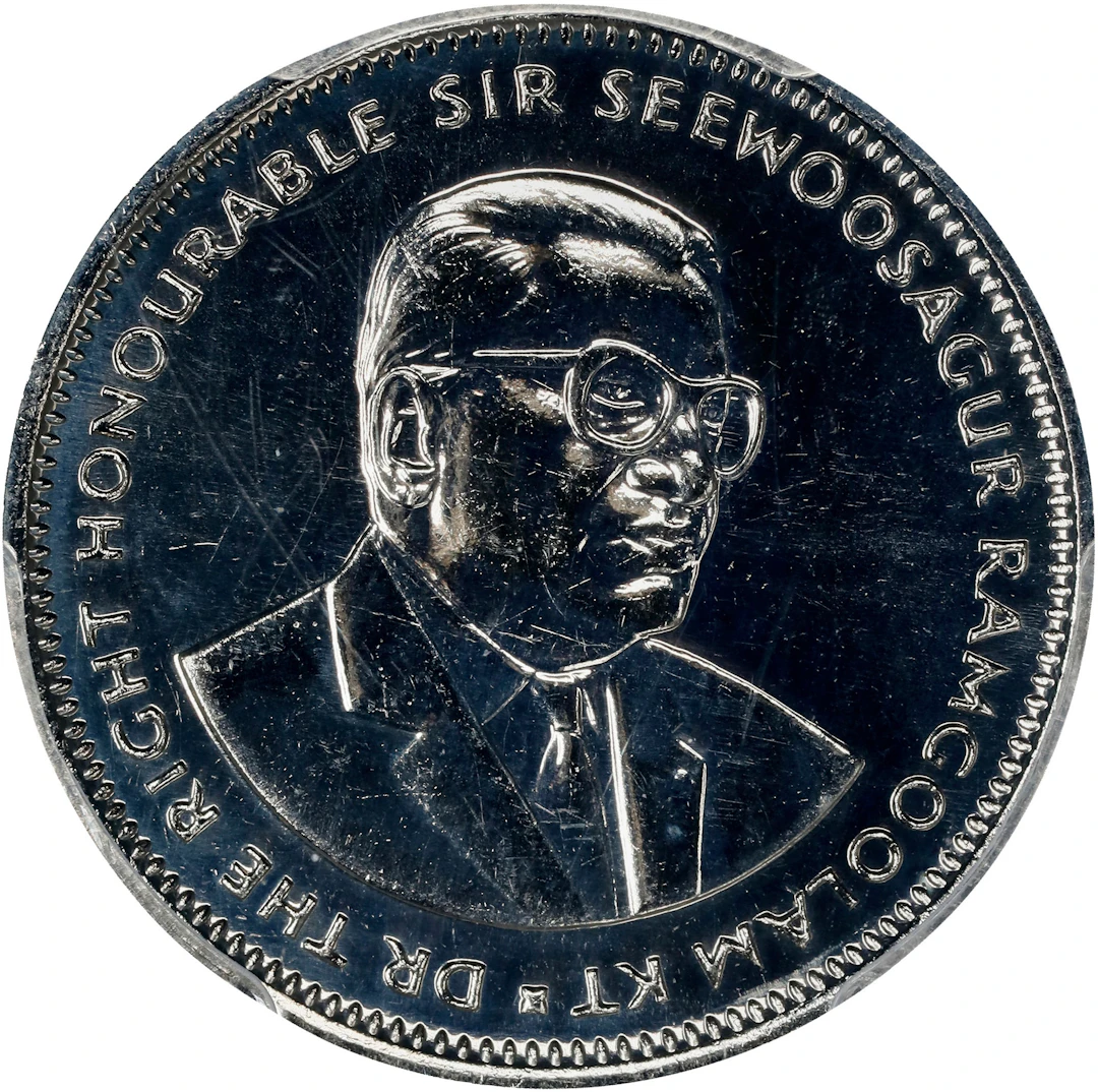 MAURITIUS. Rupee, 1990. Llantrisant Mint. PCGS PROOF-67.