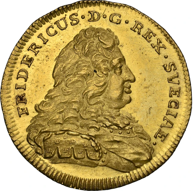 SWEDEN. Ducat, 1749. Stockholm Mint. Fredrik I. NGC MS-62.