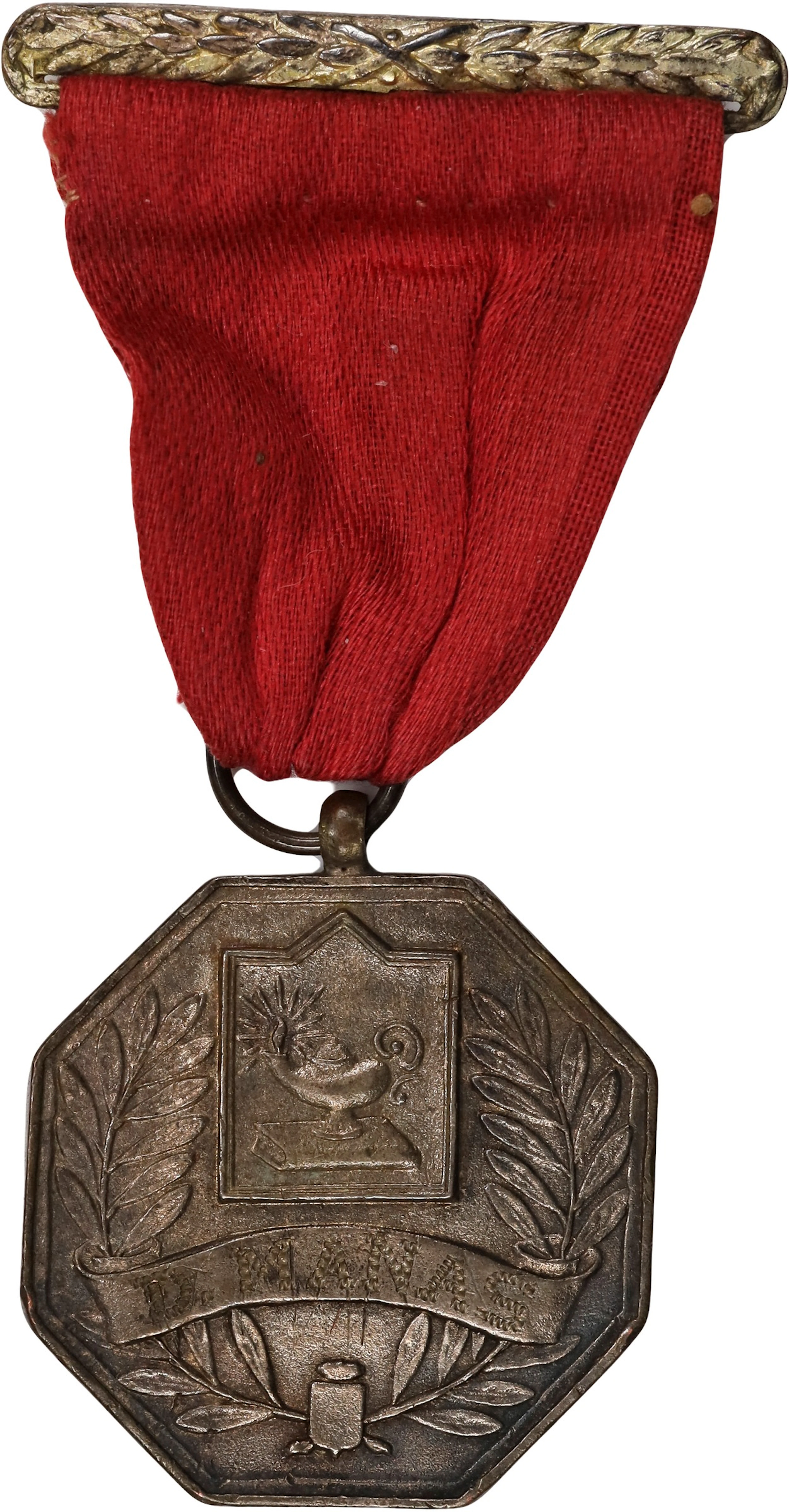 PHILIPPINES. Rizal Cryptial Annual Debate Silvered Bronze Medal, 1925.