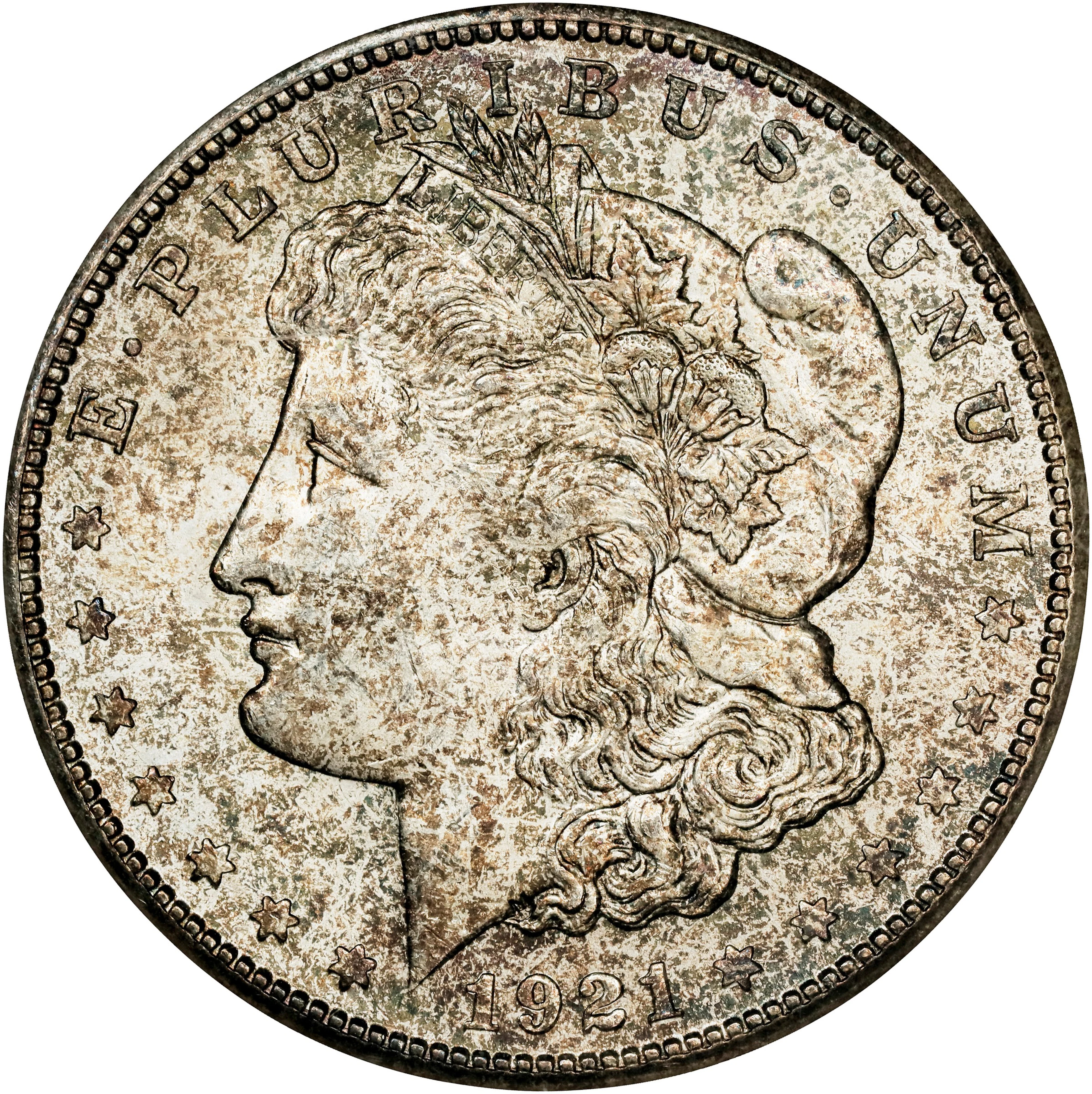 1921-S Morgan Silver Dollar. MS-64 (ANACS). OH.