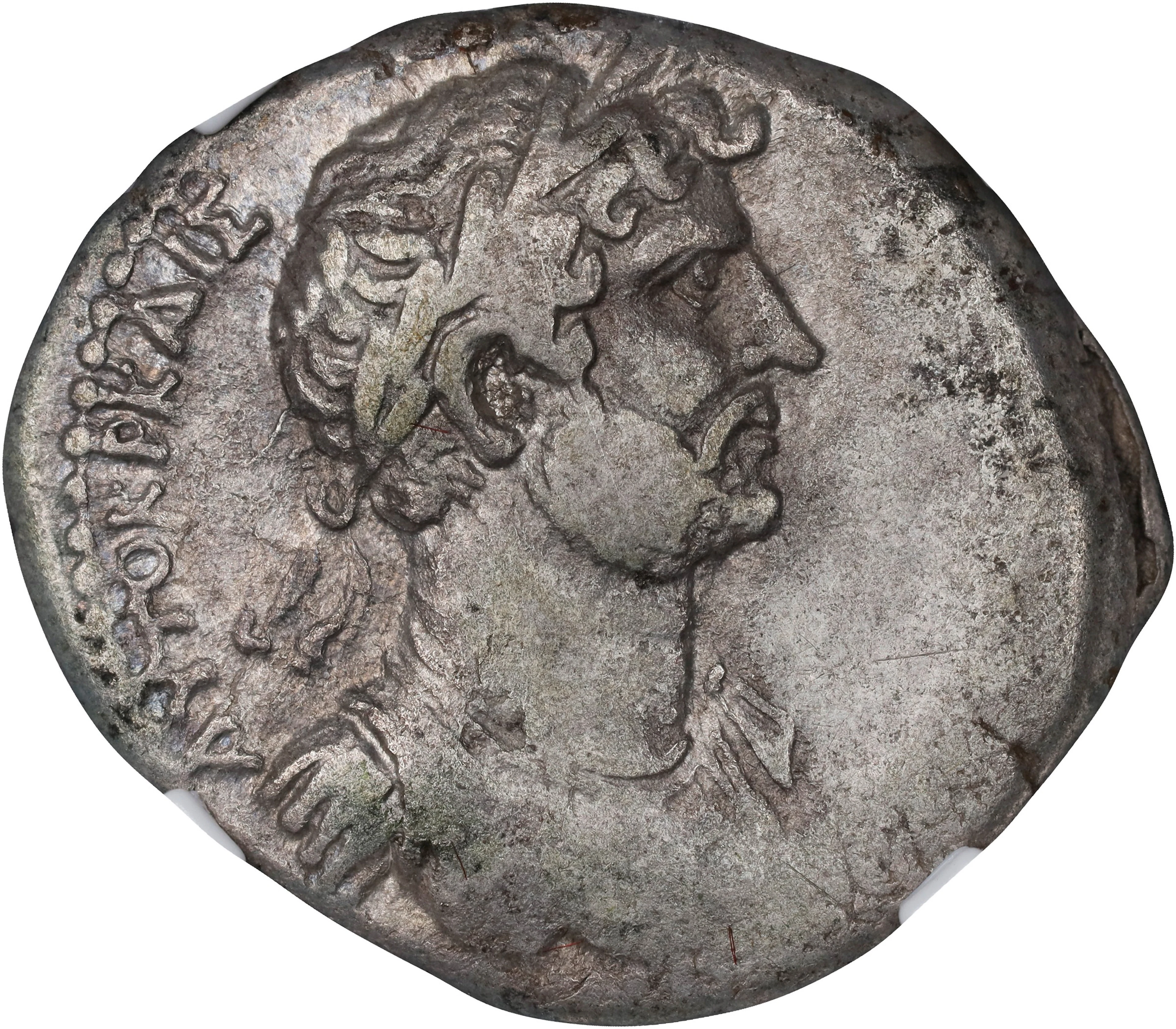 HADRIAN, A.D. 117-138. AR Tetradrachm, Uncertain Date. NGC VF. Fine Style.