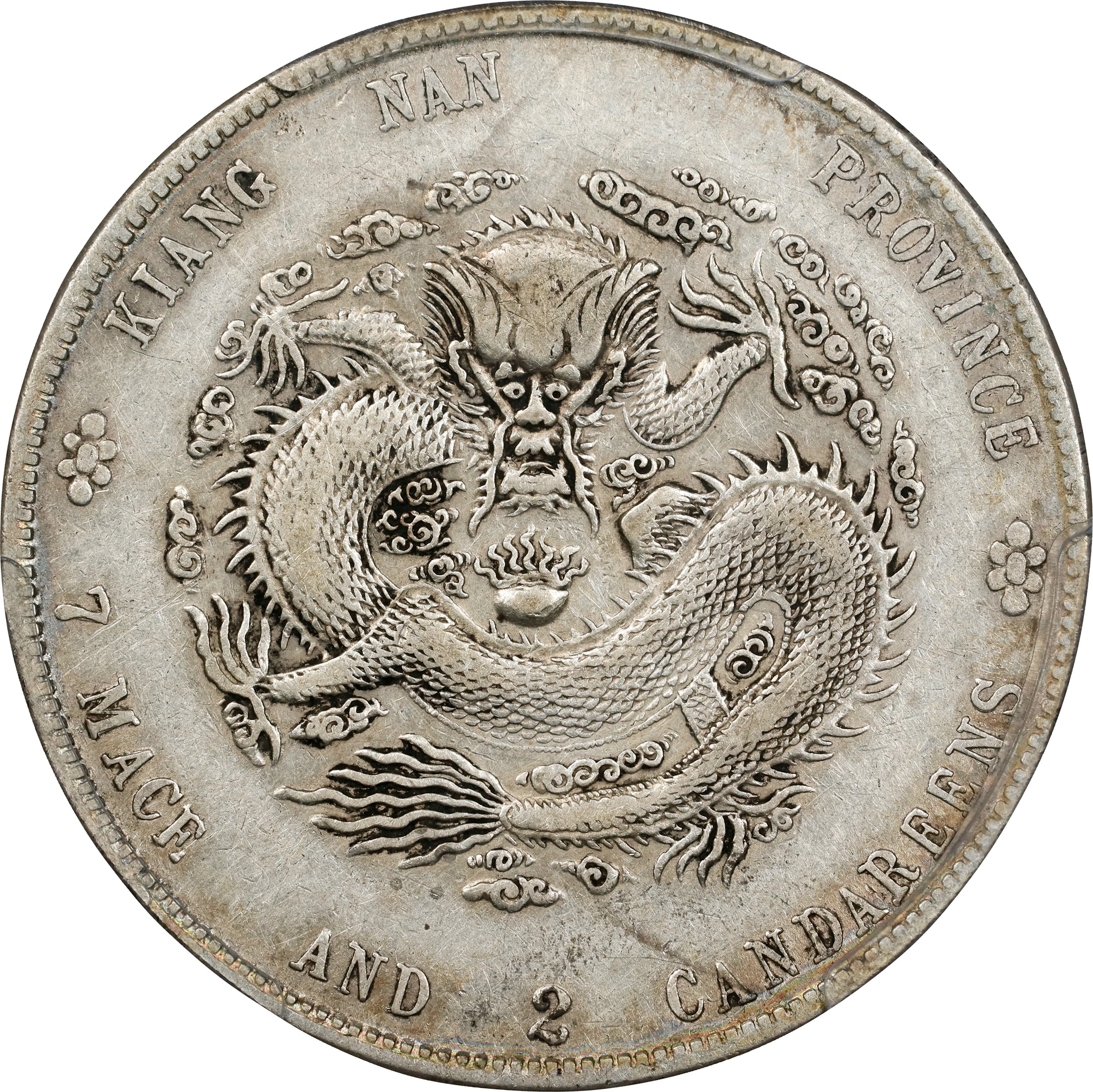 (t) CHINA. Kiangnan. 7 Mace 2 Candareens (Dollar), CD (1902). Nanking