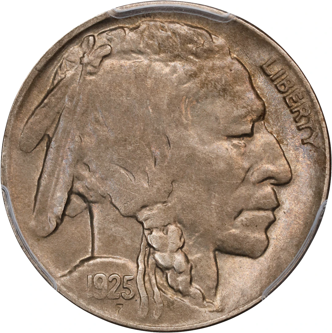 1925-D Buffalo Nickel. AU-58 (PCGS). CAC.