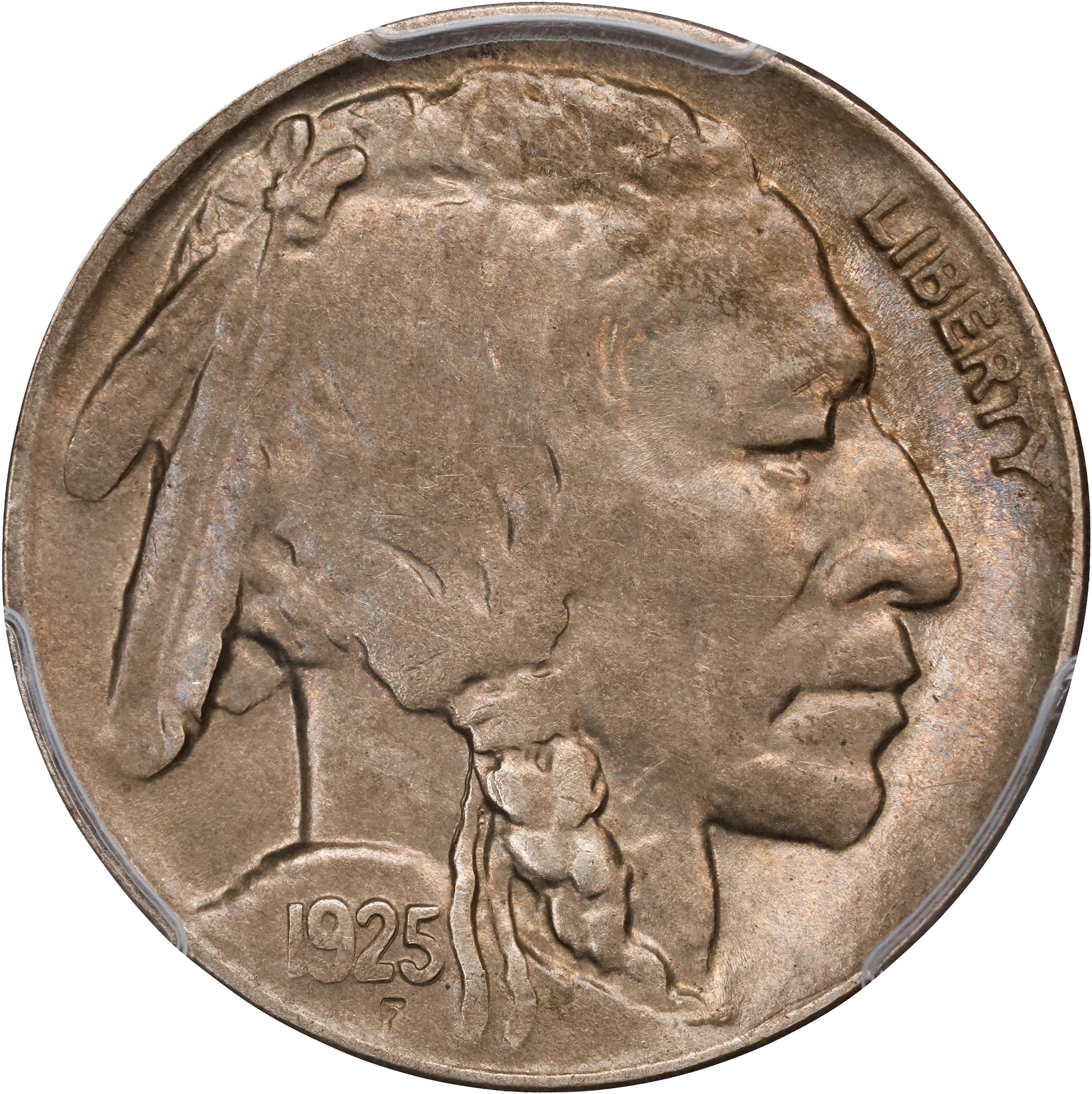 1925-D Buffalo Nickel. AU-58 (PCGS). CAC.