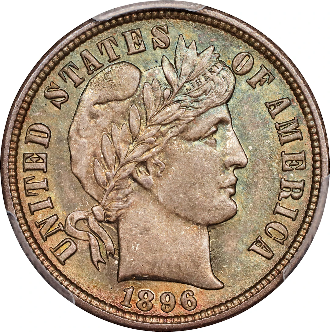 1896-O Barber Dime. MS-66 (PCGS). CAC.