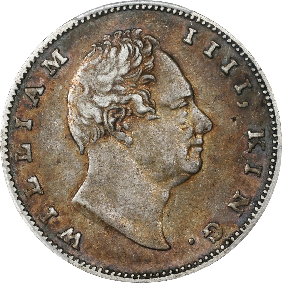 INDIA. British East India Company. Rupee, 1835.-(B). Bombay Mint.