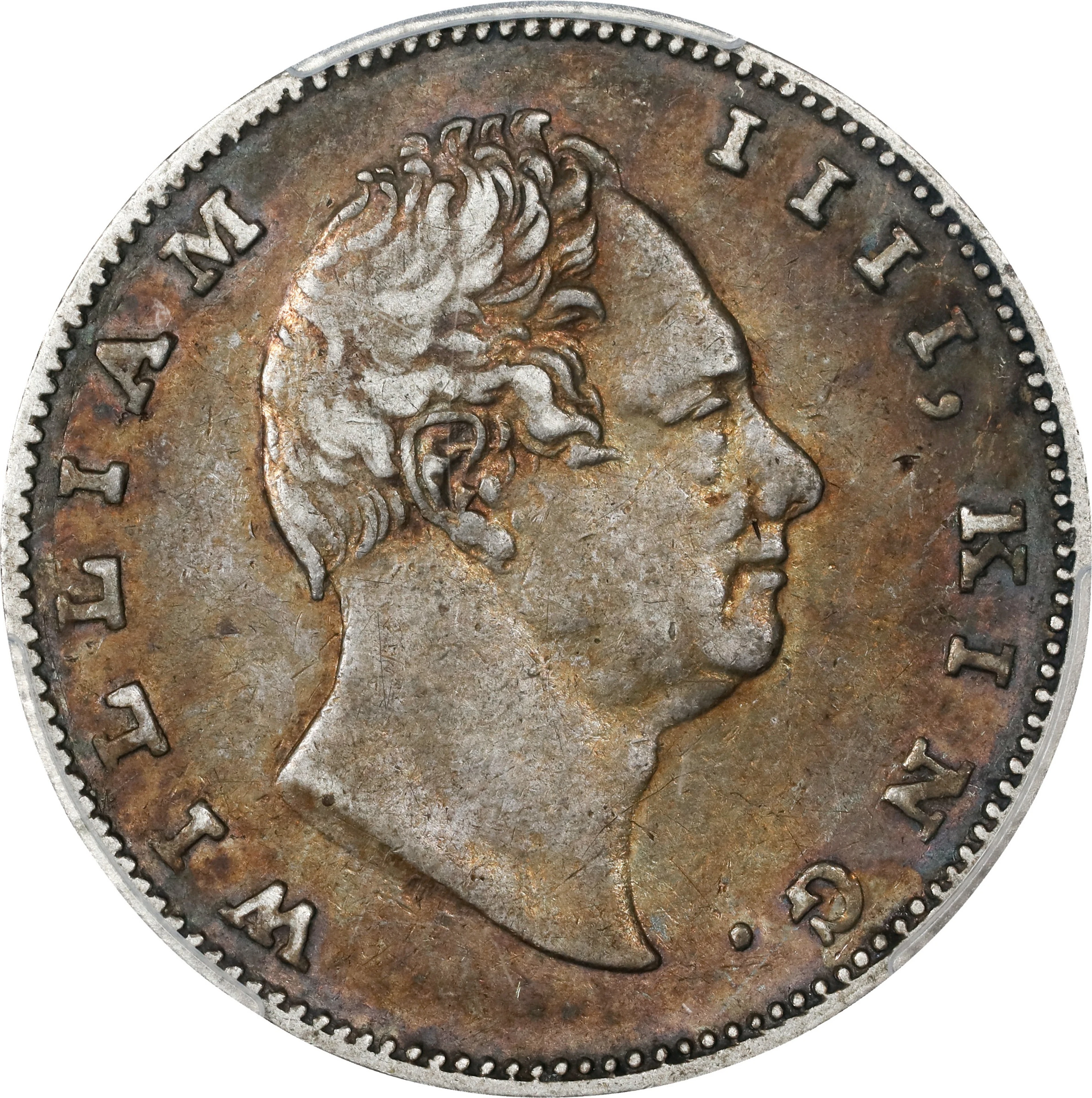 INDIA. British East India Company. Rupee, 1835.-(B). Bombay Mint.