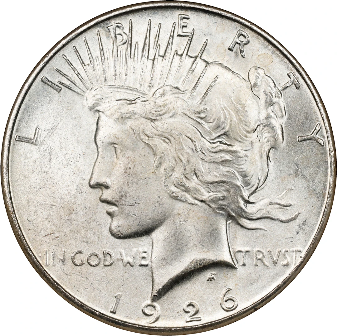 1926-S Peace Silver Dollar. MS-63 (NGC).