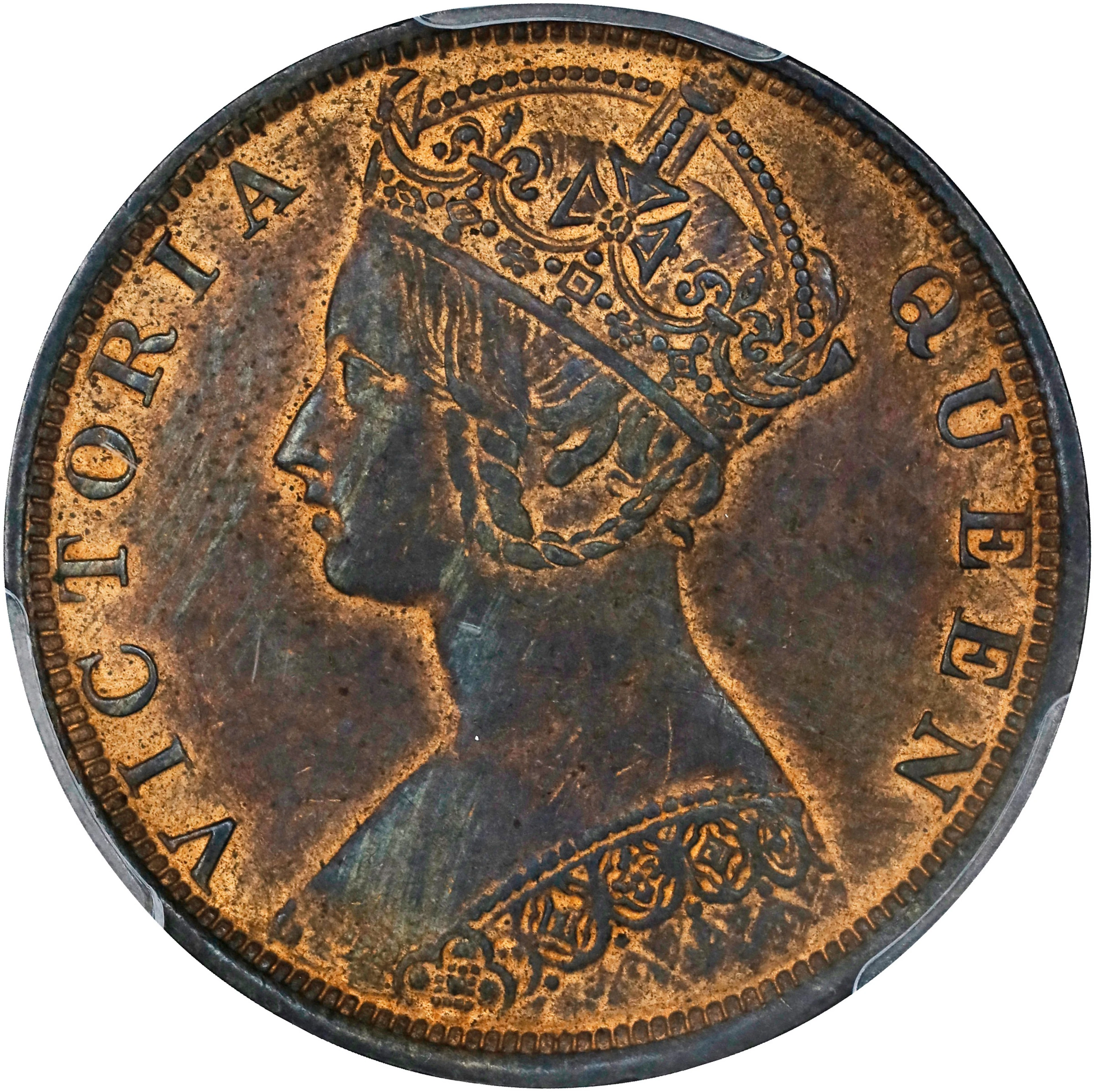 (t) HONG KONG (SAR). Cent, 1901-H. Birmingham (Heaton) Mint. Victoria.