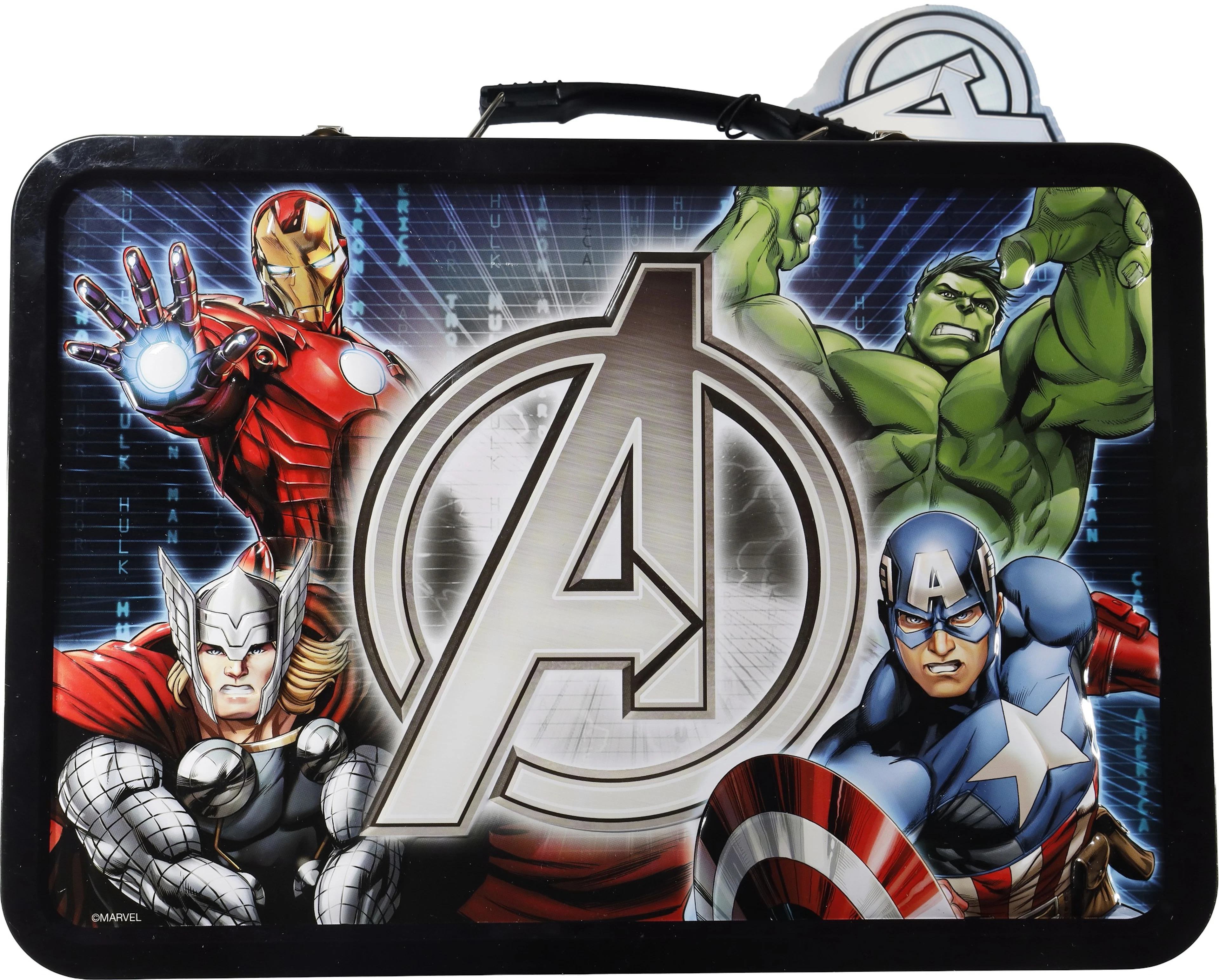 (4 oz, 124.416 g ASW). Niue. 2014 Marvel Avengers Silver Four-Coin