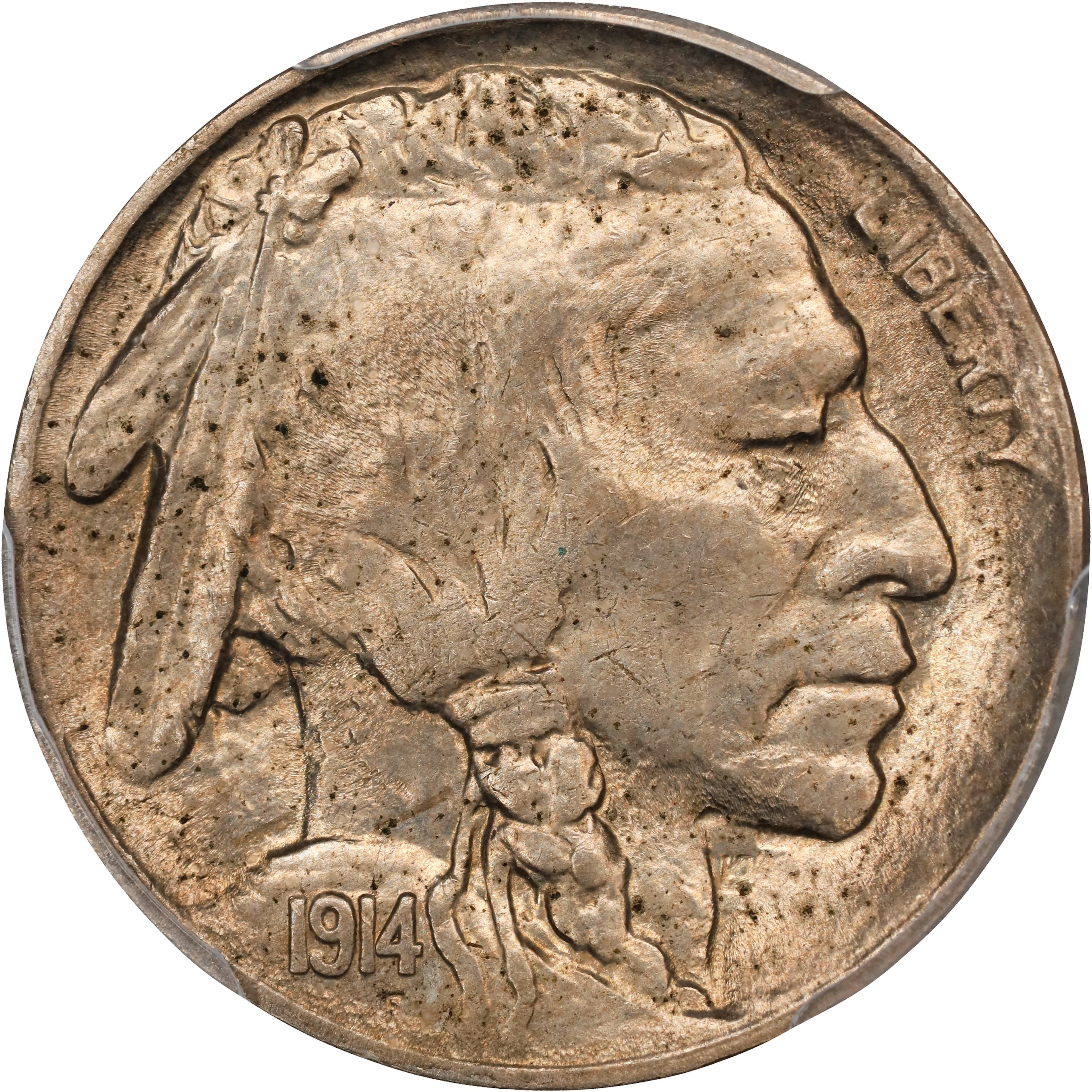 1914 Buffalo Nickel. MS-64 (PCGS).