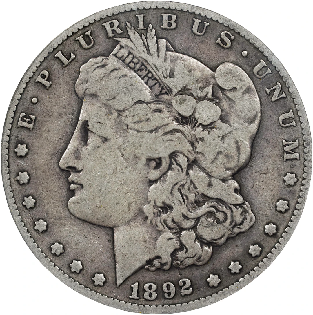 1892-S Morgan Silver Dollar. Fine-12 (PCGS).