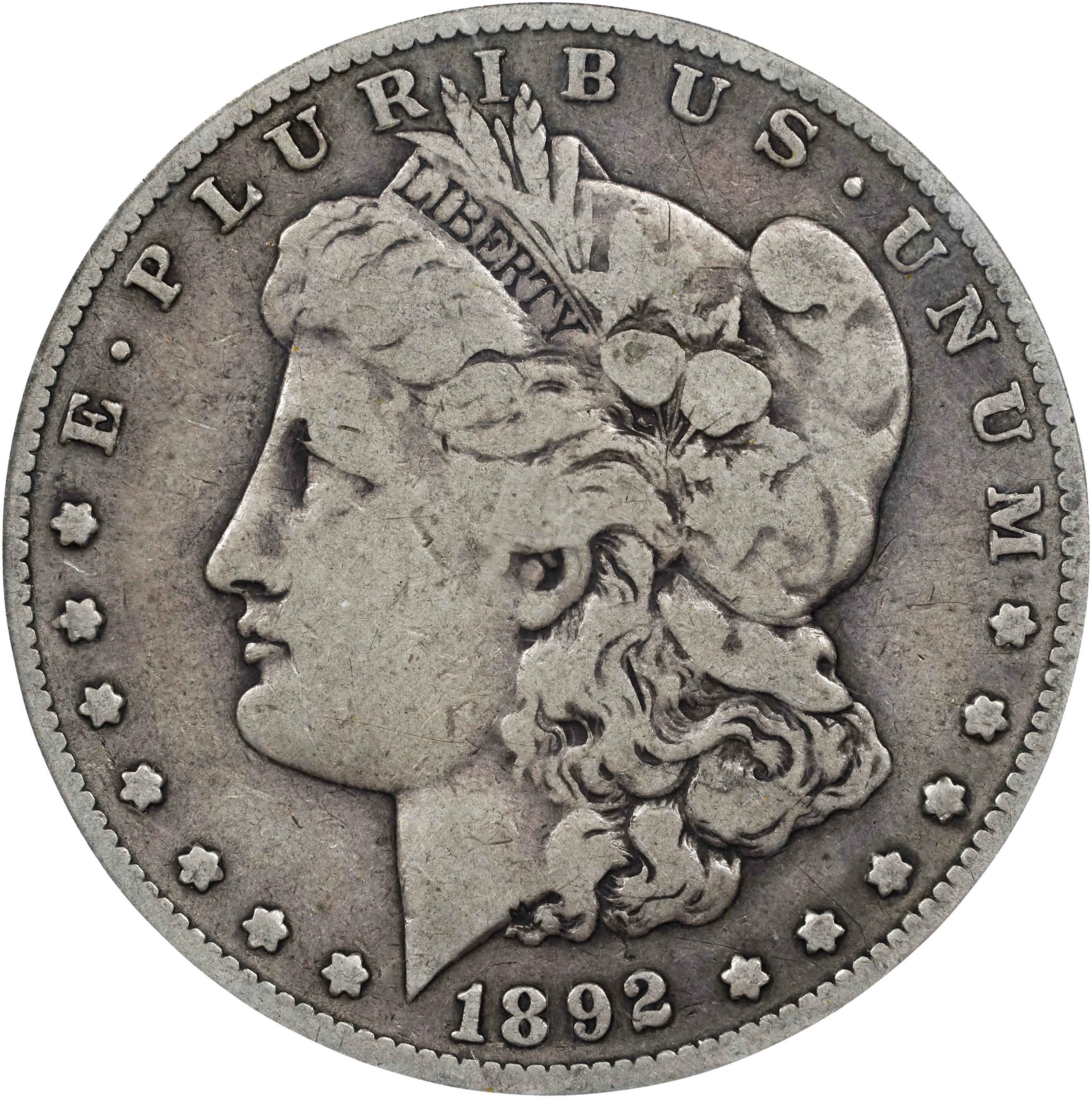 1892-S Morgan Silver Dollar. Fine-12 (PCGS).