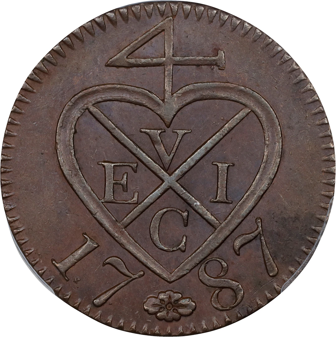 NETHERLANDS EAST INDIES. British Sumatra. 3 Kepings, AH 1202/1787.