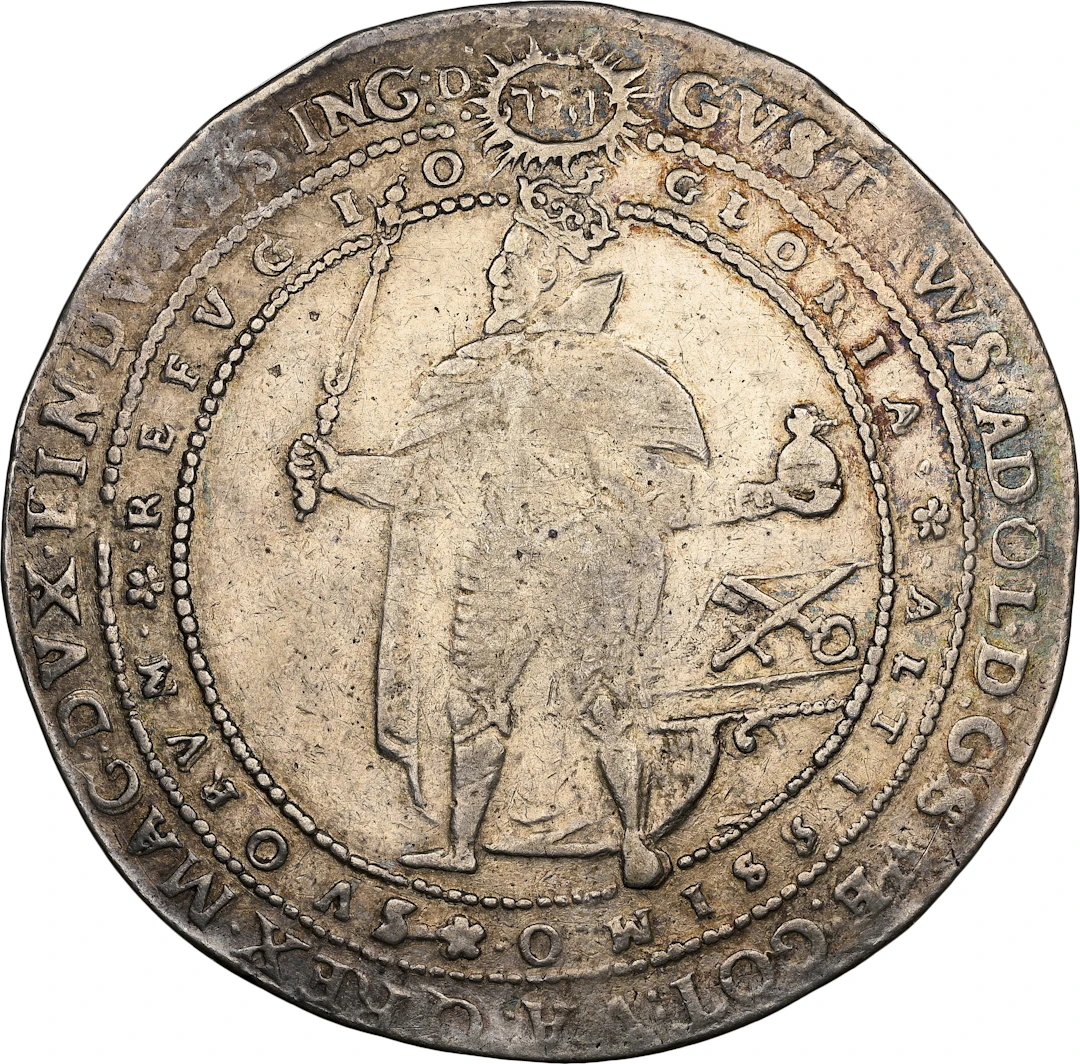 SWEDEN. 12 Mark, ND (1617). Stockholm Mint. Gustav II Adolf. NGC VF