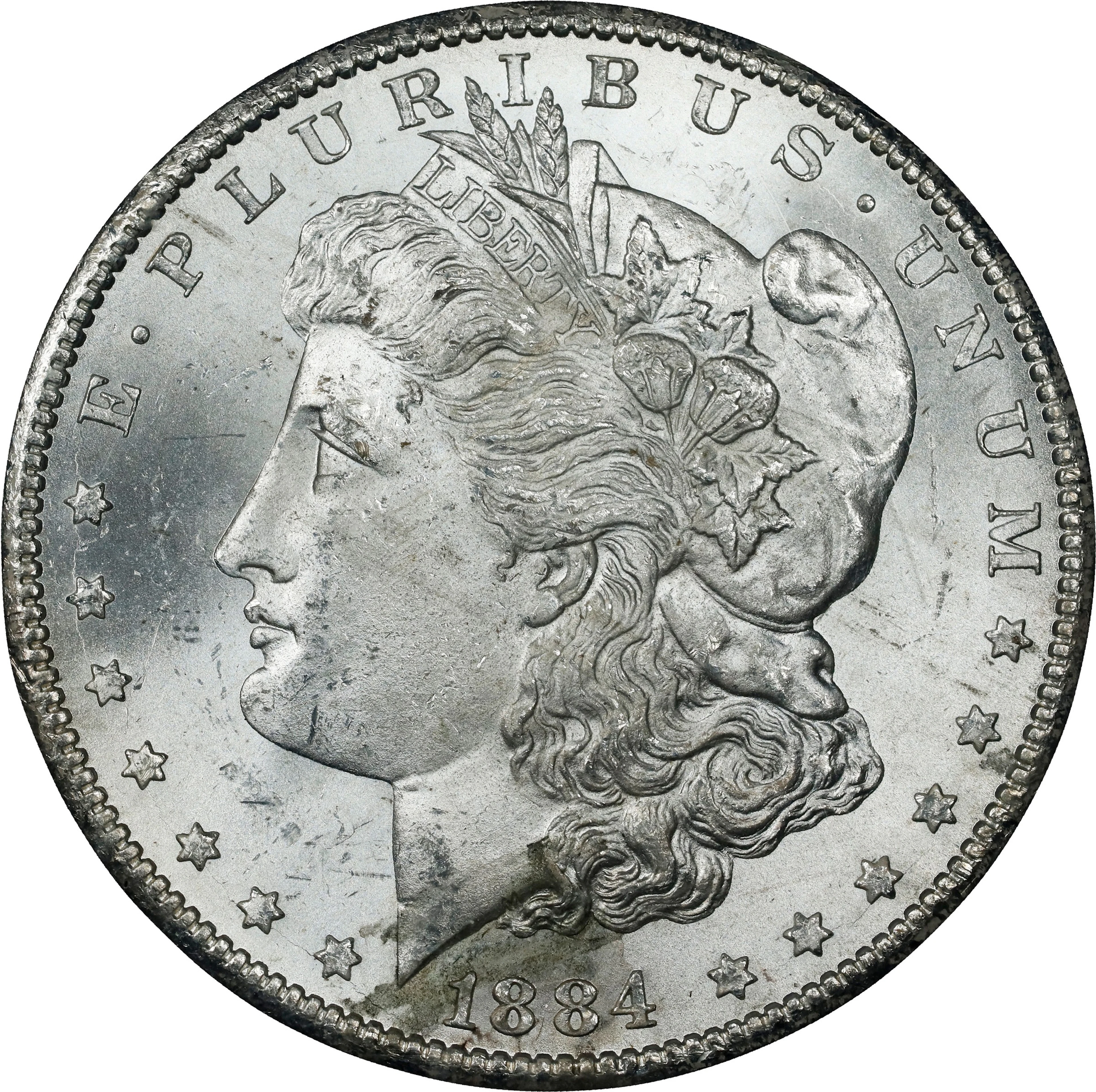 1884-CC GSA Morgan Silver Dollar. MS-64 (NGC). CAC.