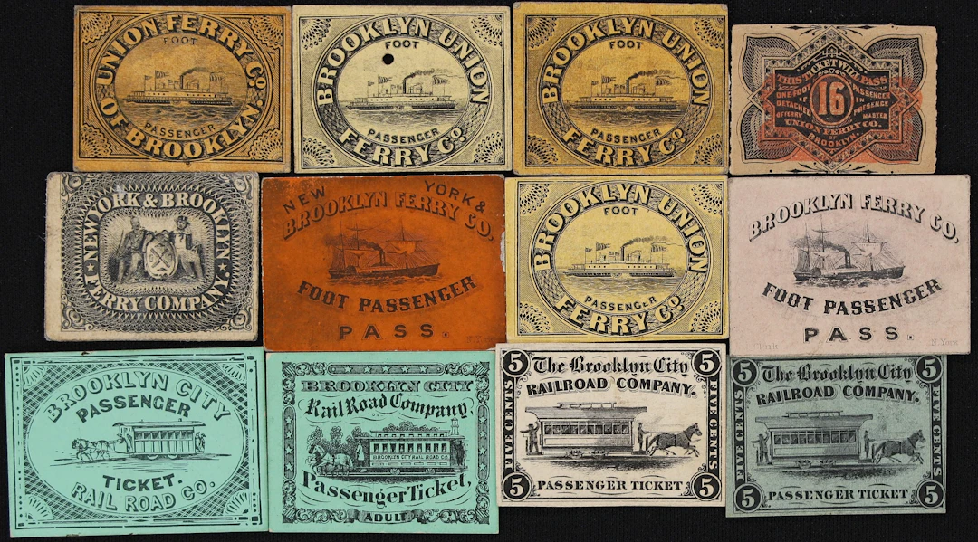Lot of (12) Mixed Chits. Mixed Issuers. Mixed Denominations. Very