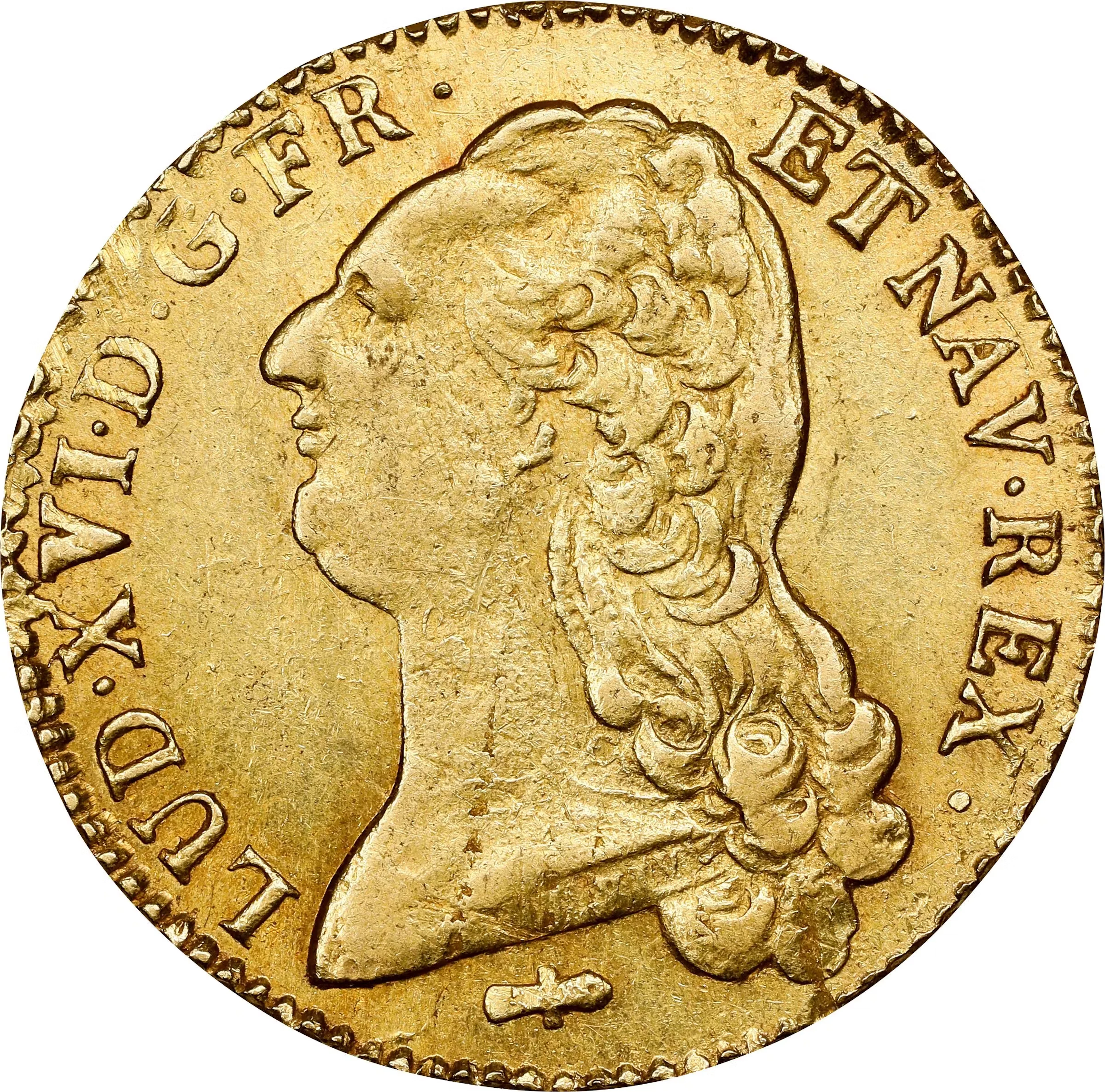 FRANCE. Kingdom. 2 Louis d'Or, 1790-Q (9/8). Perpignan Mint. Louis
