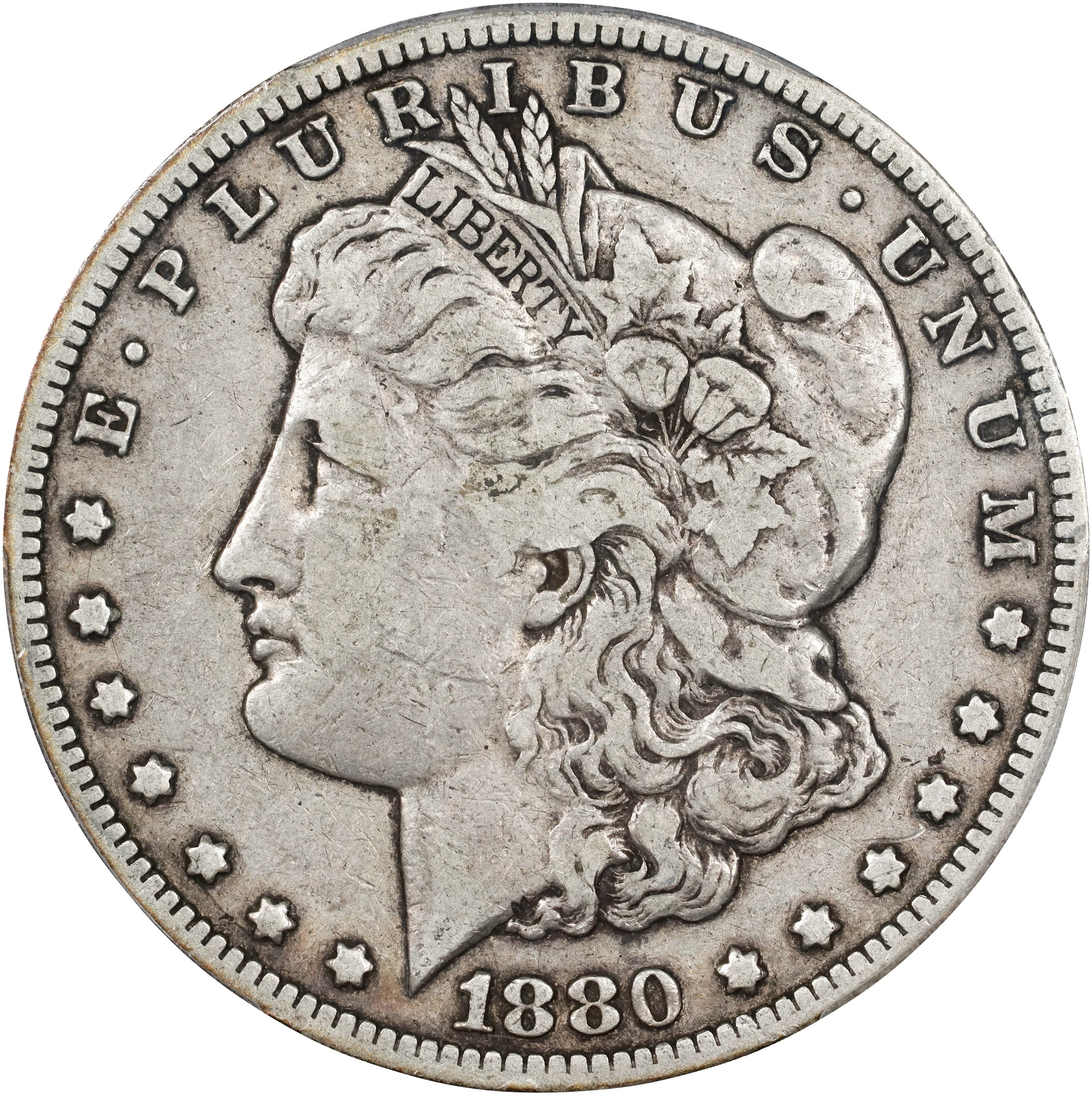 1880-CC Morgan Silver Dollar. VAM-7. Hit List 40 Variety. Second 8/7