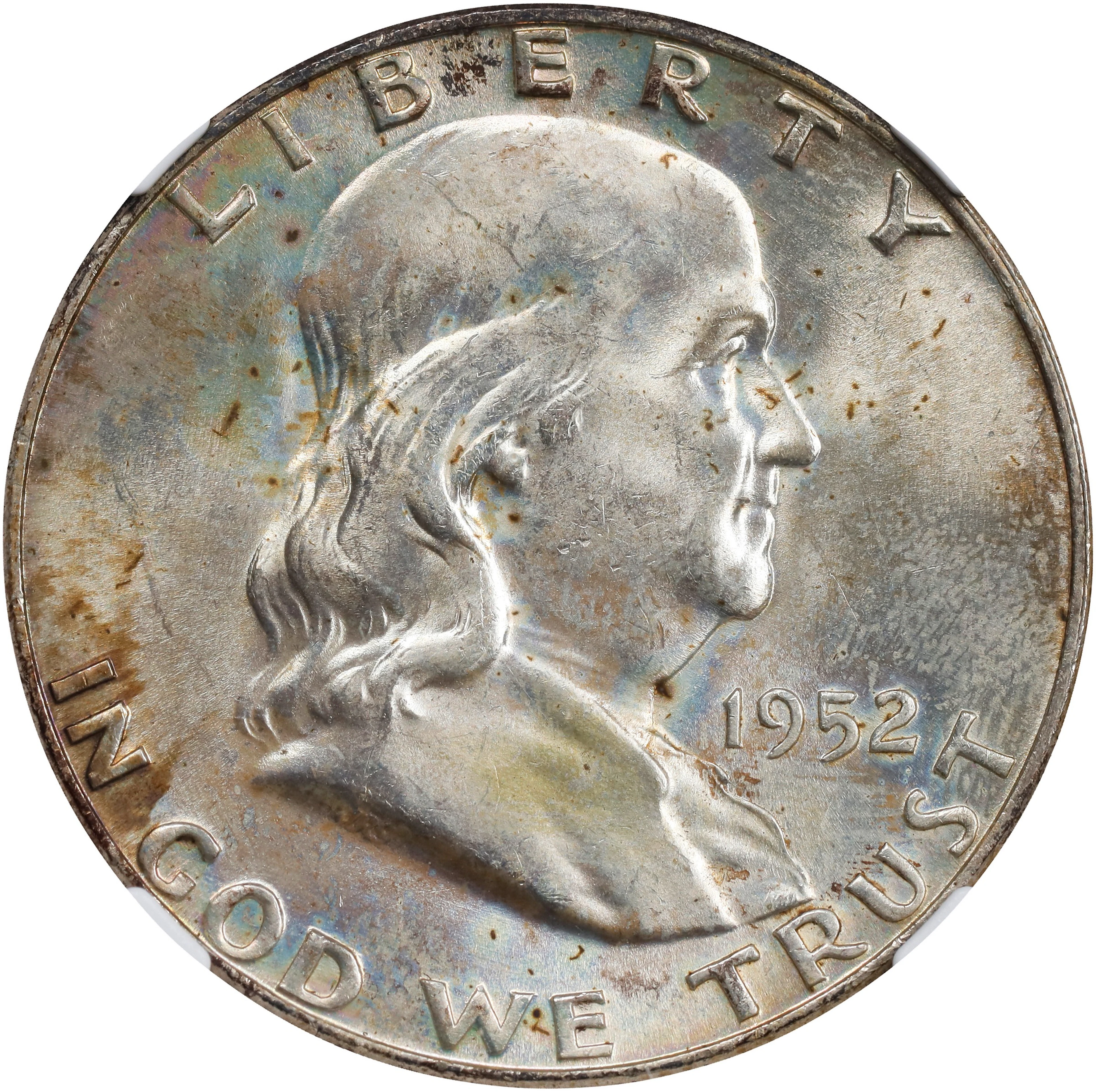 1952-D Franklin Half Dollar. MS-66 FBL (NGC).