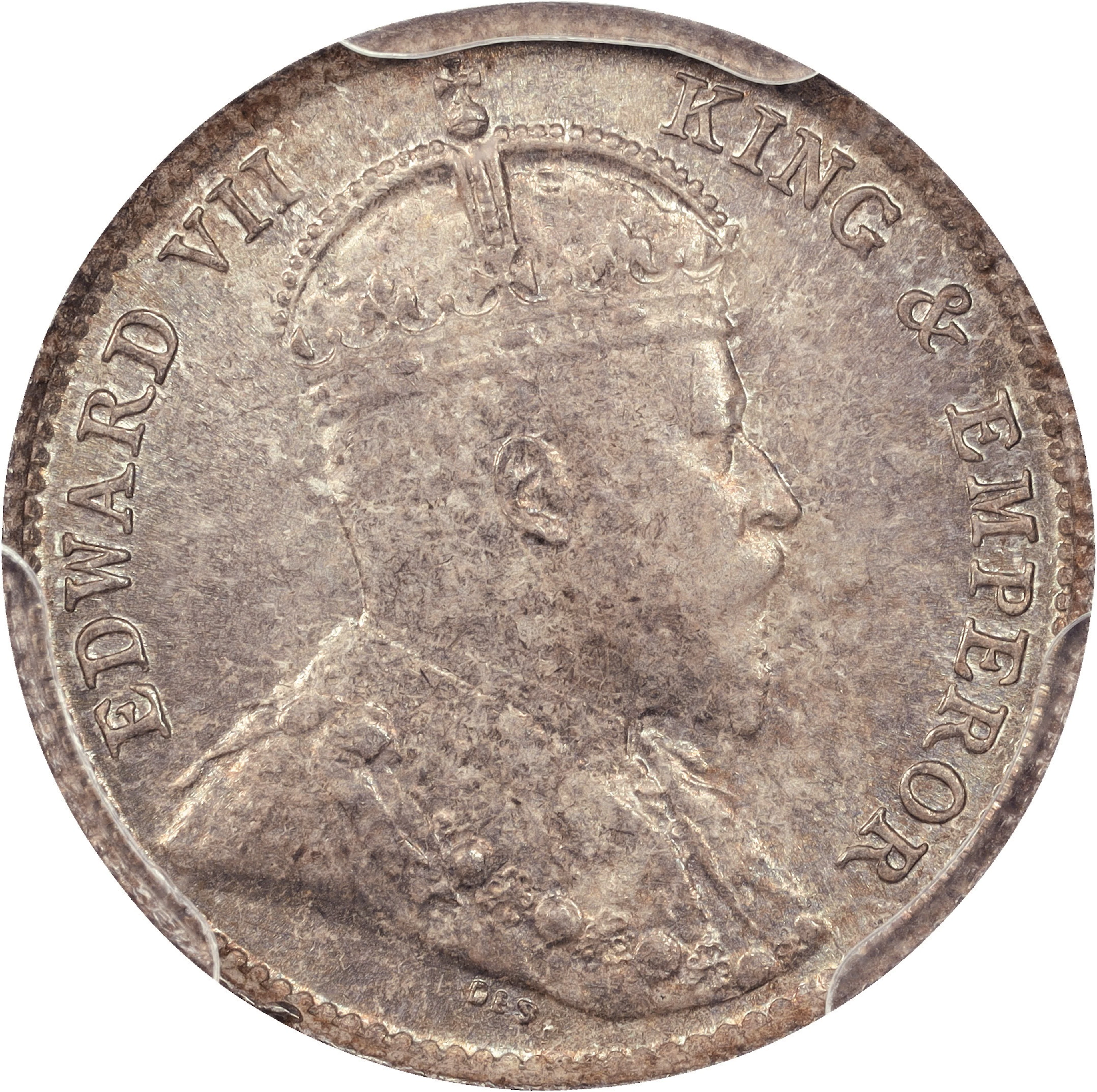 (t) HONG KONG (SAR). 5 Cents, 1905. London Mint. Edward VII. PCGS MS-64.