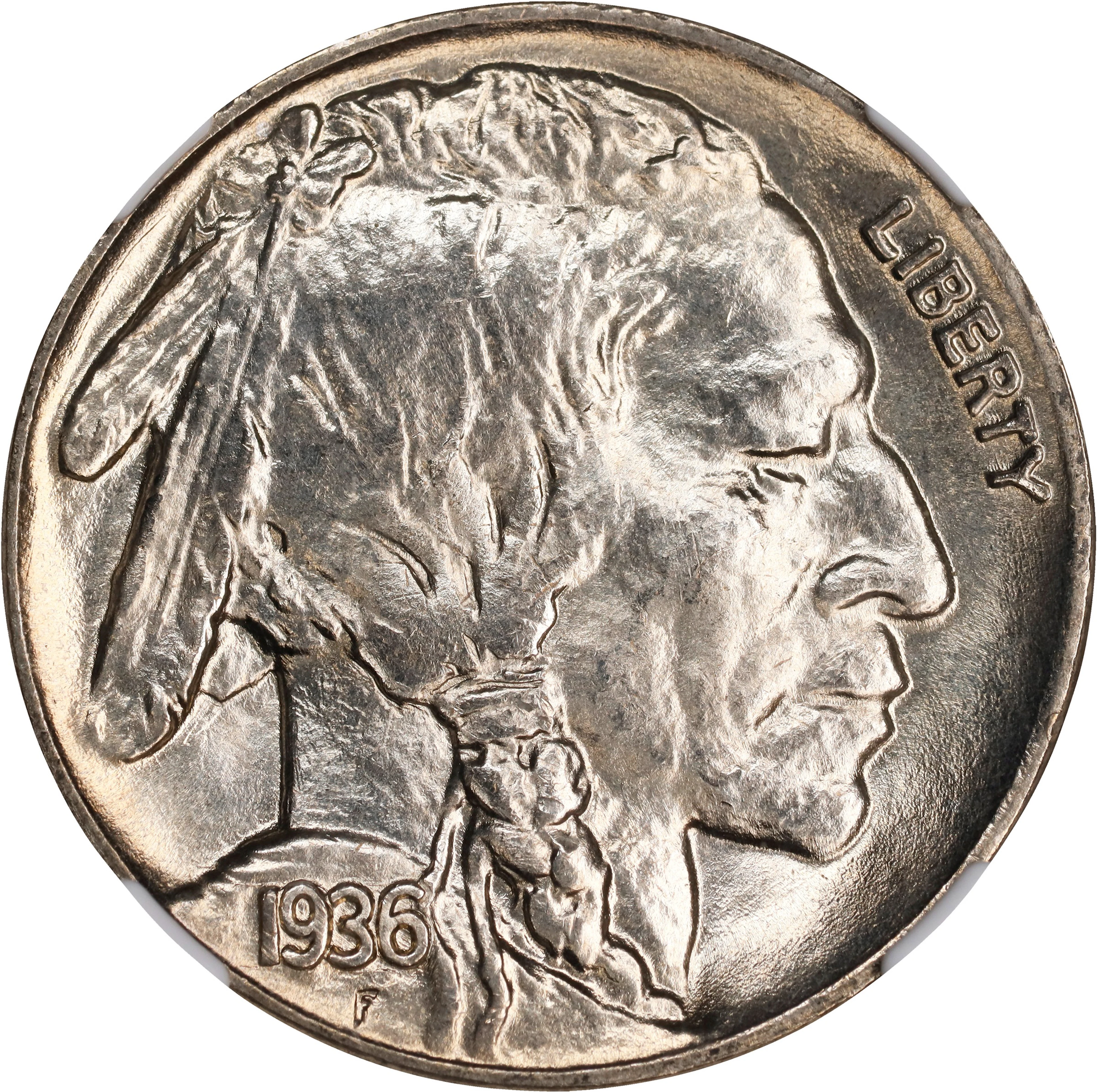 1936 Buffalo Nickel. MS-67 (NGC).