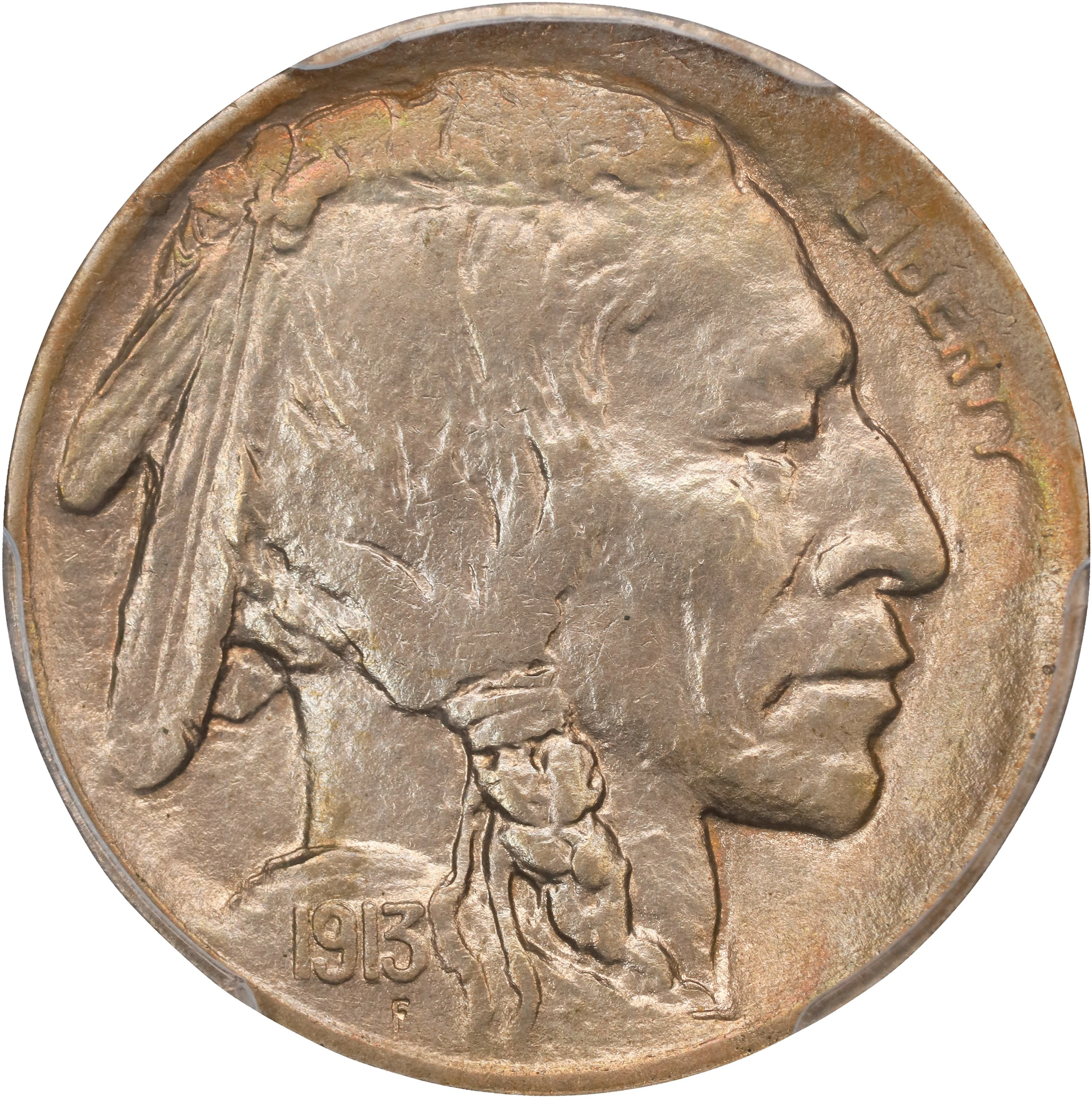 1913-S Buffalo Nickel. Type II. MS-63 (PCGS).