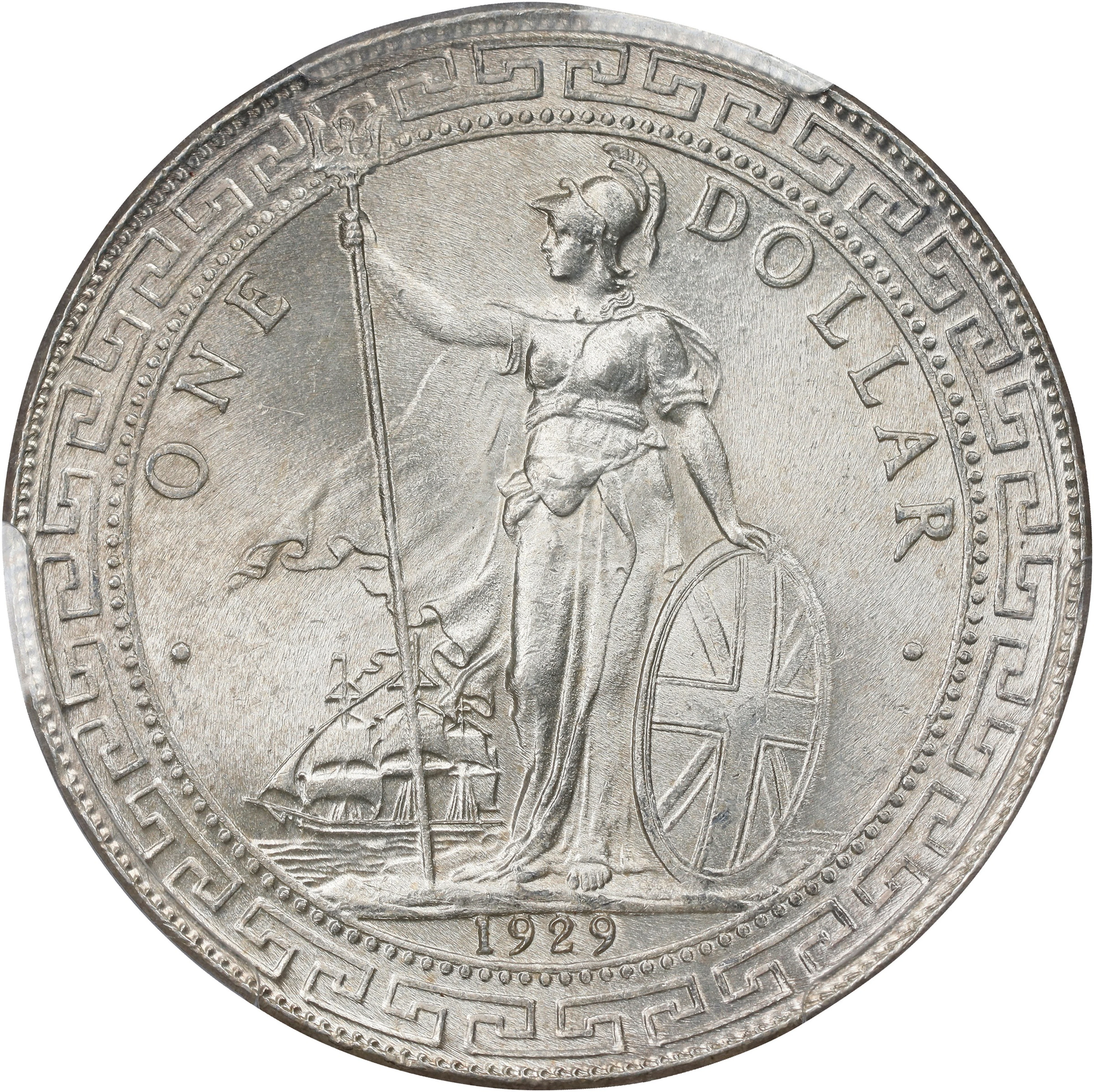 GREAT BRITAIN. Trade Dollar, 1929-B. Bombay Mint. George V. PCGS MS-65.