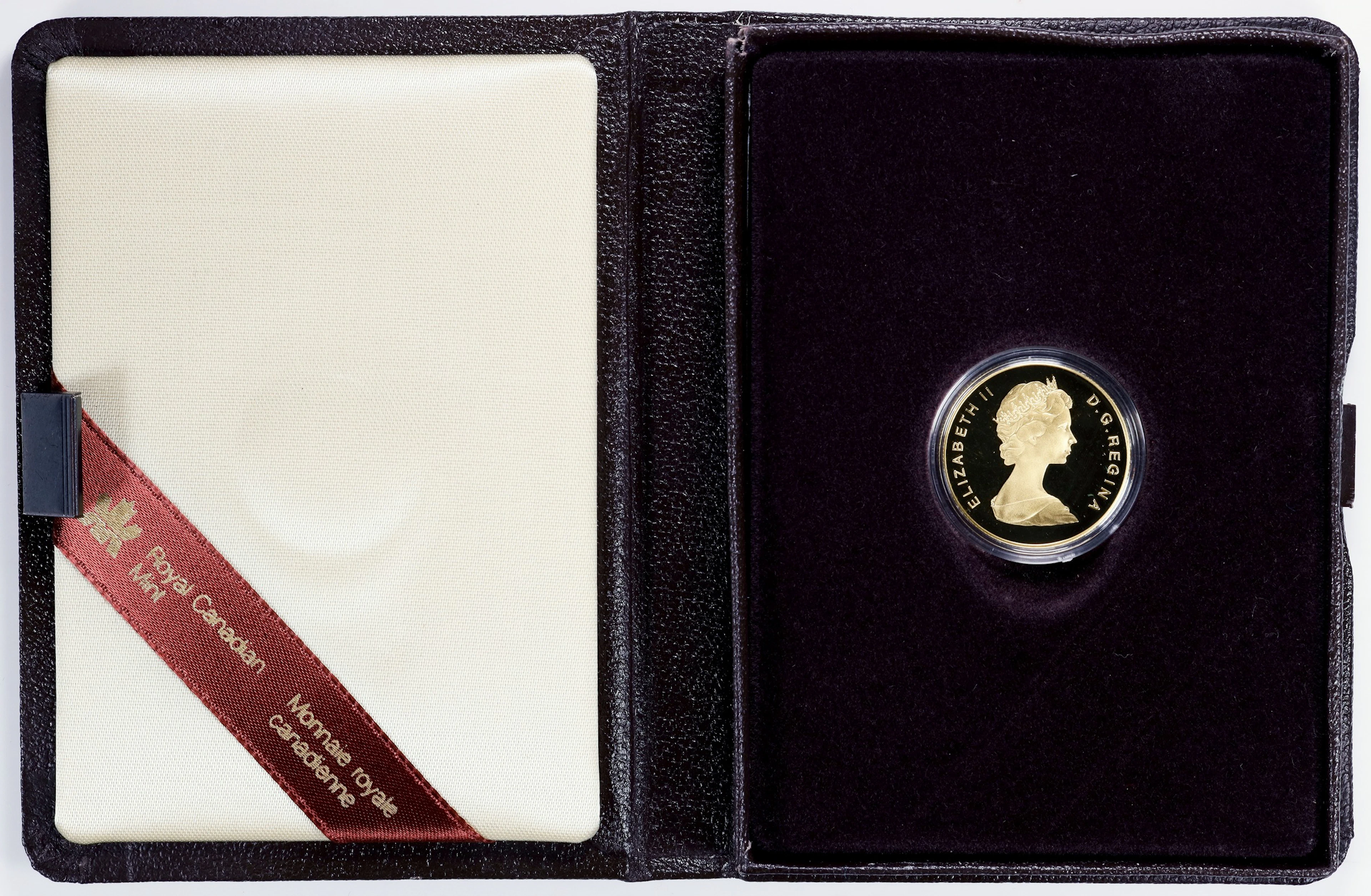 (0.5 oz, 15.552 g AGW). Canada. 1986 Peace Gold $100.