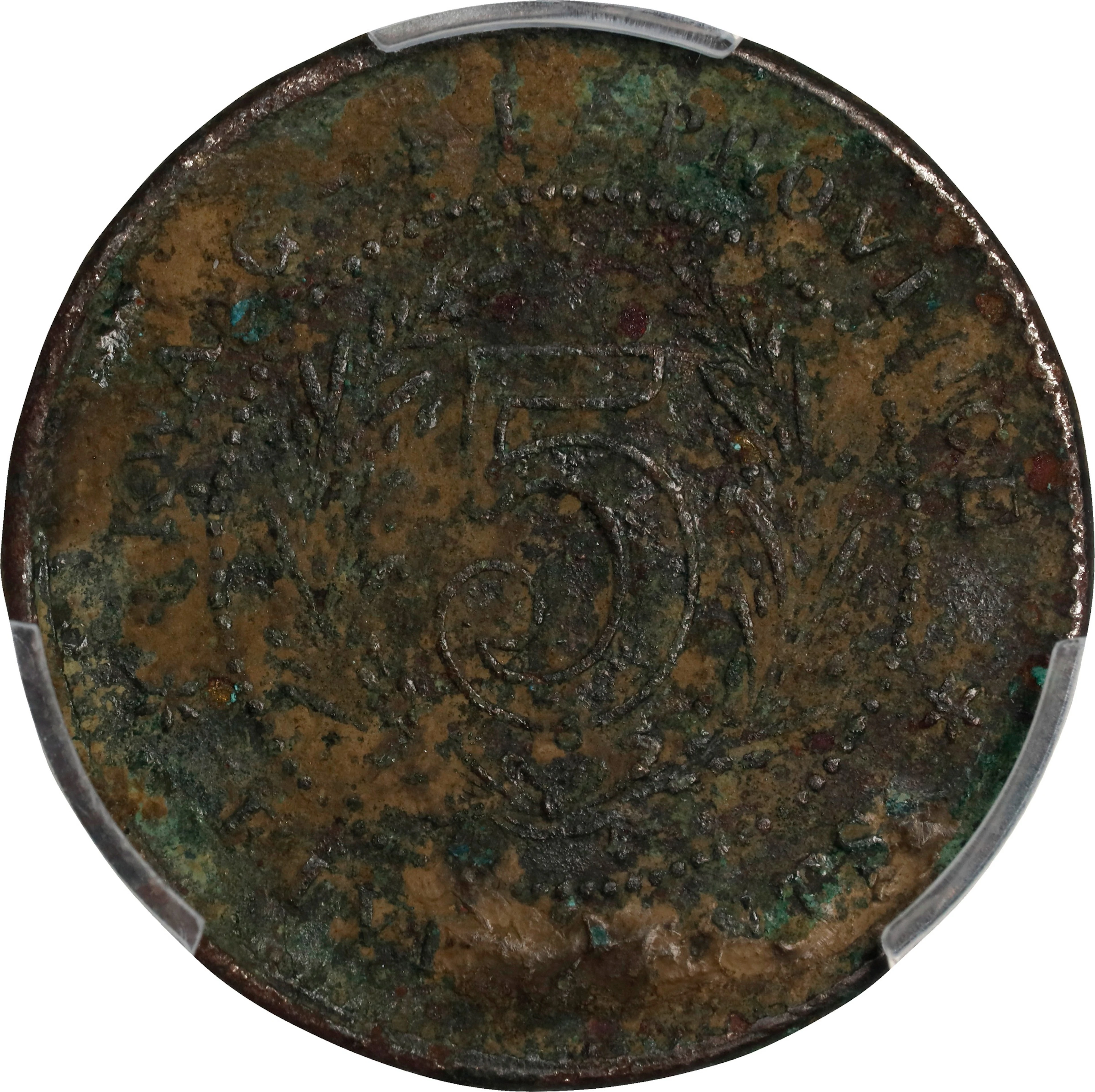 (t) CHINA. Kwangsi. 5 Cents, Year 12 (1923). PCGS Genuine--Excessive