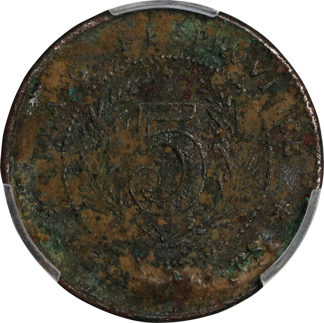 (t) CHINA. Kwangsi. 5 Cents, Year 12 (1923). PCGS Genuine--Excessive