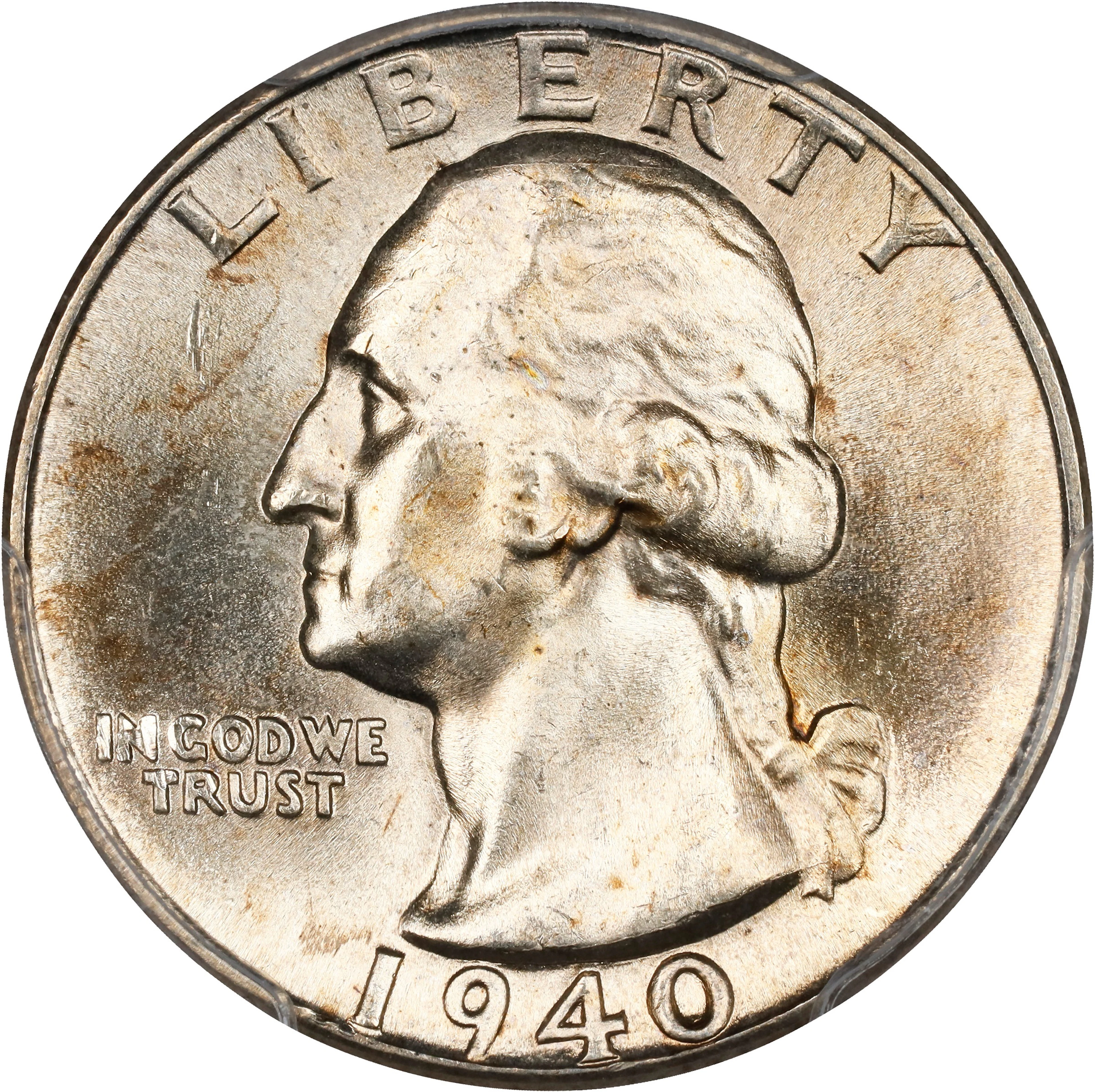 1940 Washington Quarter. MS-65 (PCGS).